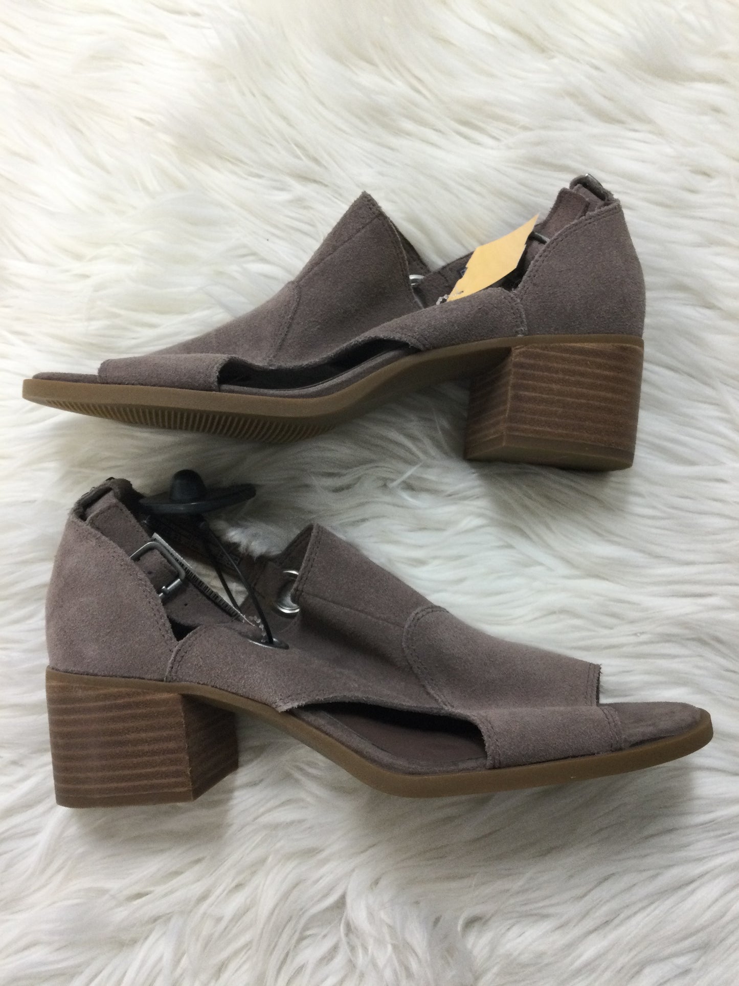 Sandals Heels Block By Koolaburra By Ugg In Taupe, Size:9