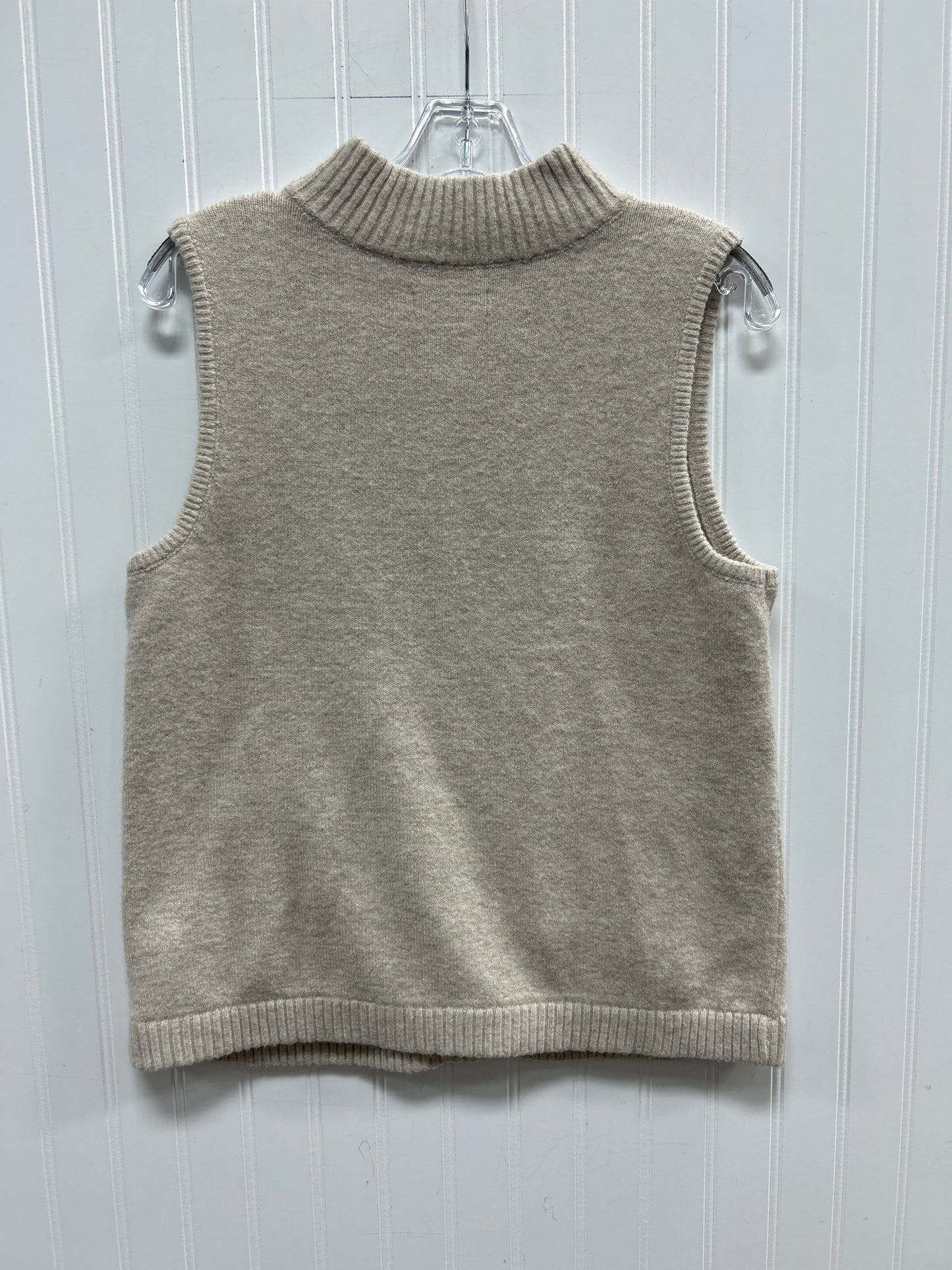 Vest Fleece By Croft And Barrow In Cream, Size:M