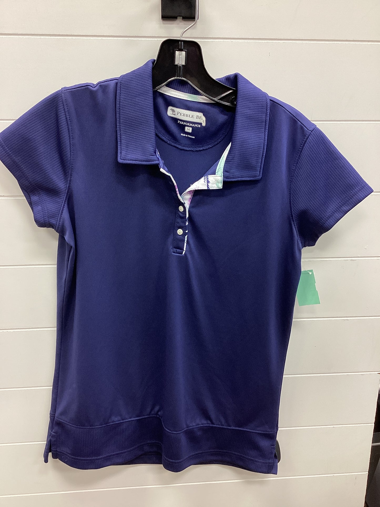 Athletic Top Ss By Cmc In Blue, Size:M