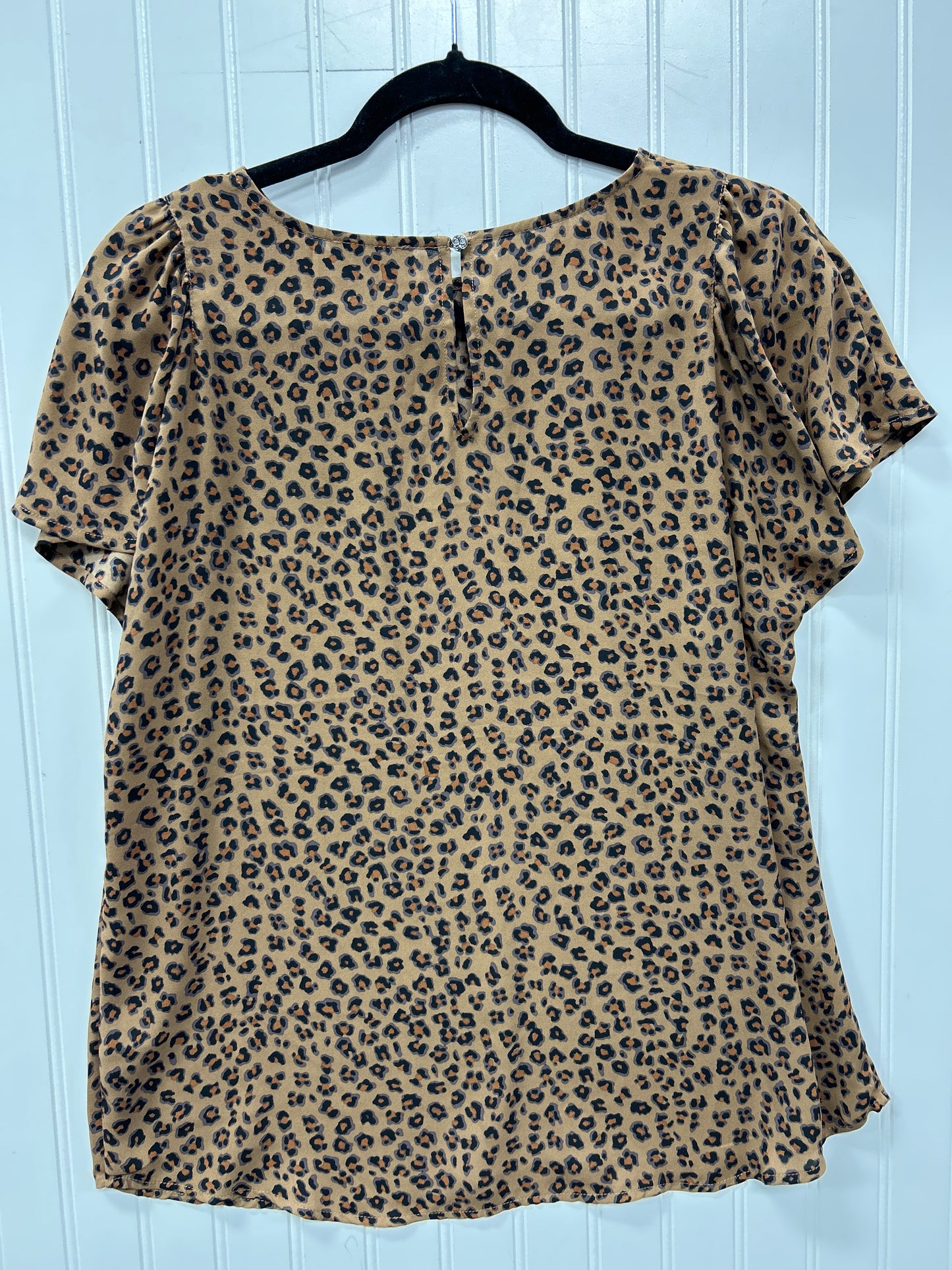 Top Ss By Cece In Animal Print, Size:L