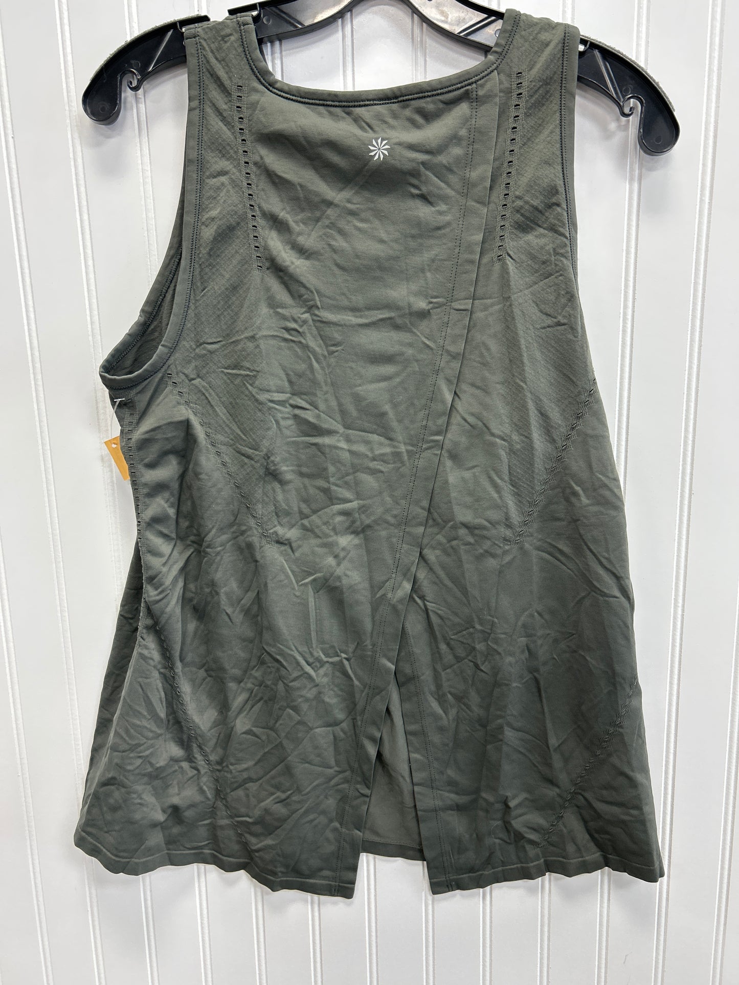 Athletic Tank Top By Athleta In Green, Size:M