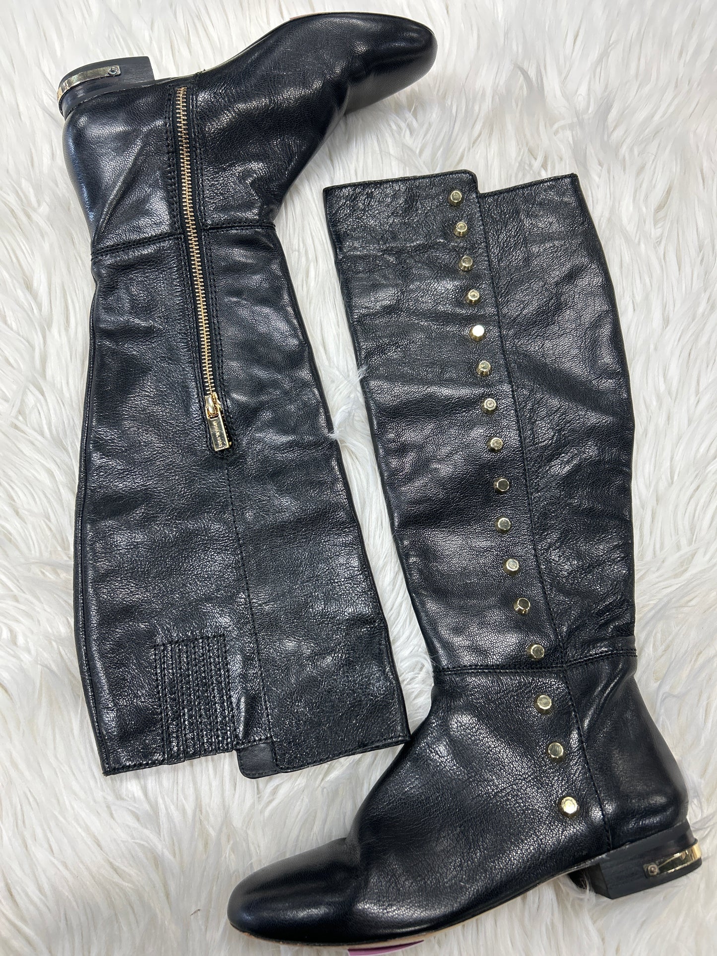 Boots Designer By Michael Kors In Black, Size:5.5