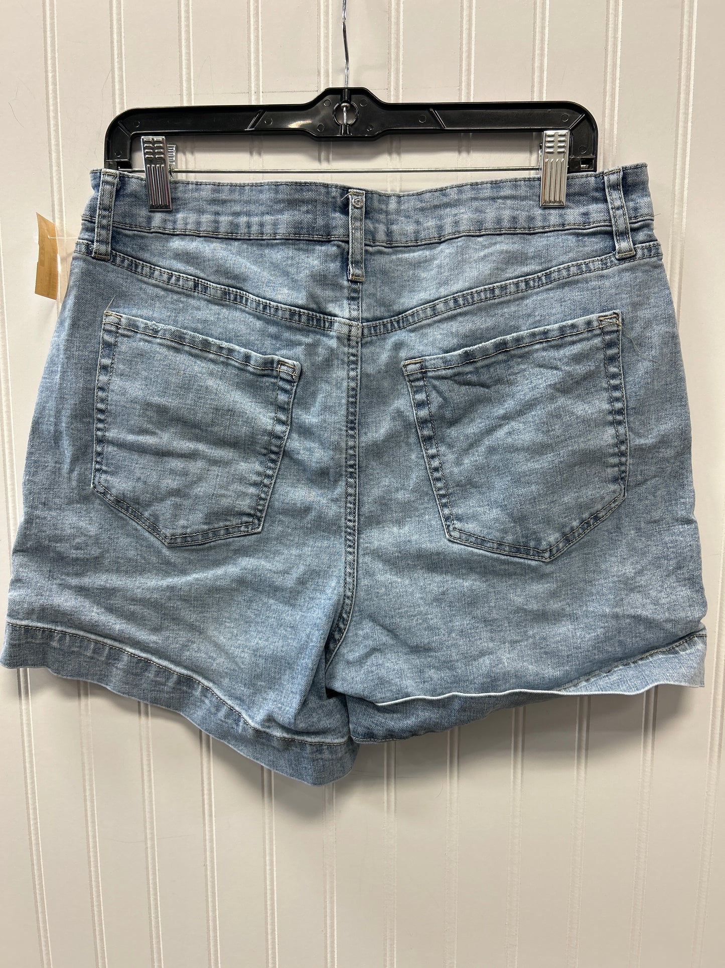 Shorts Designer By Rebecca Minkoff In Blue Denim, Size:12