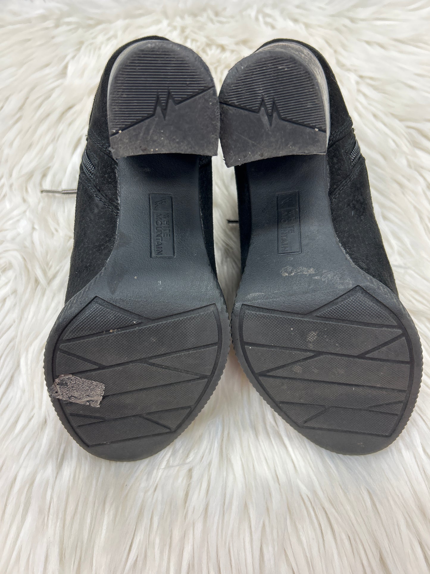 Boots Ankle Heels By White Mountain In Black, Size:7.5
