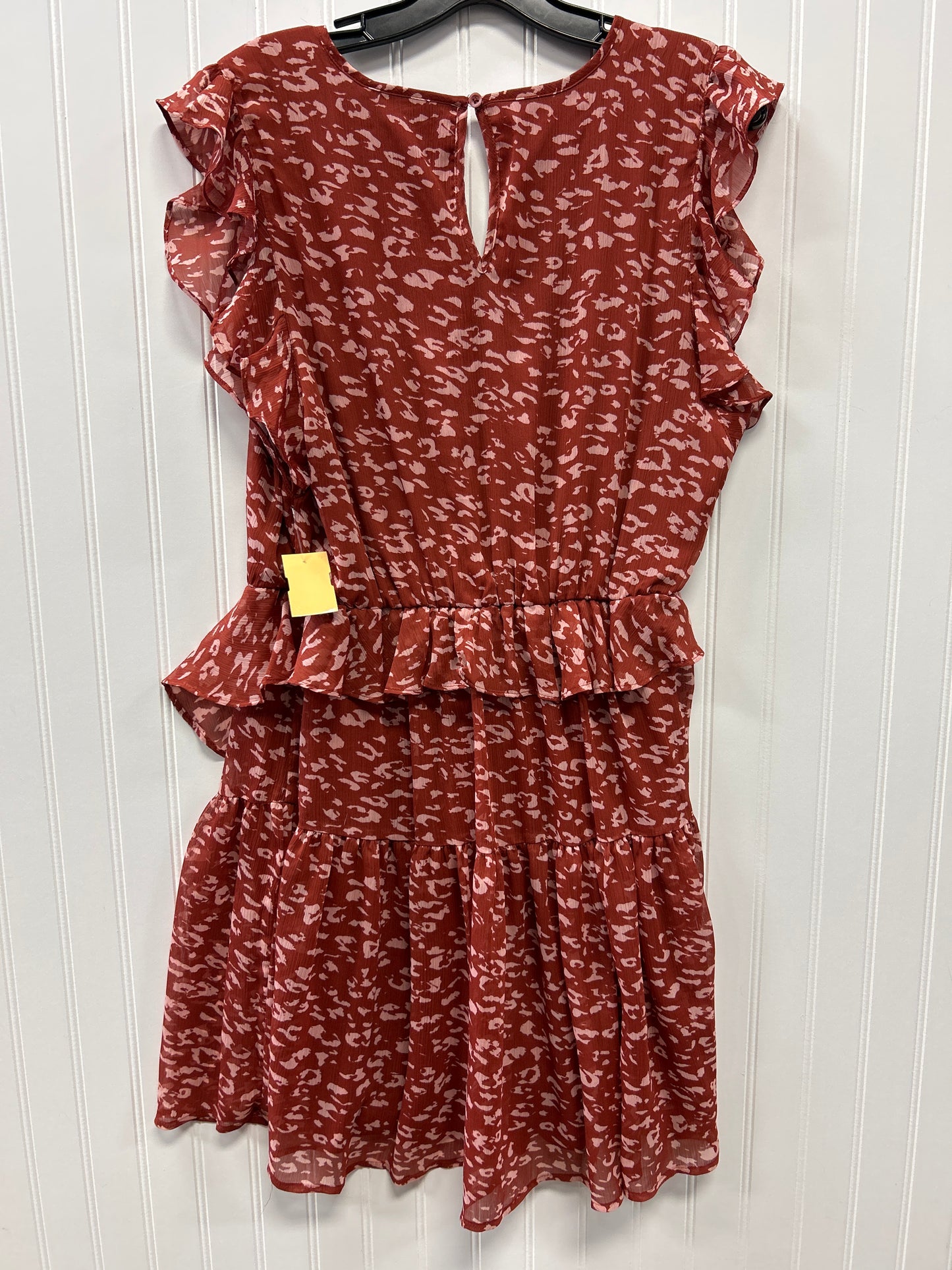 Dress Casual Midi By Simply Vera In Orange, Size:L