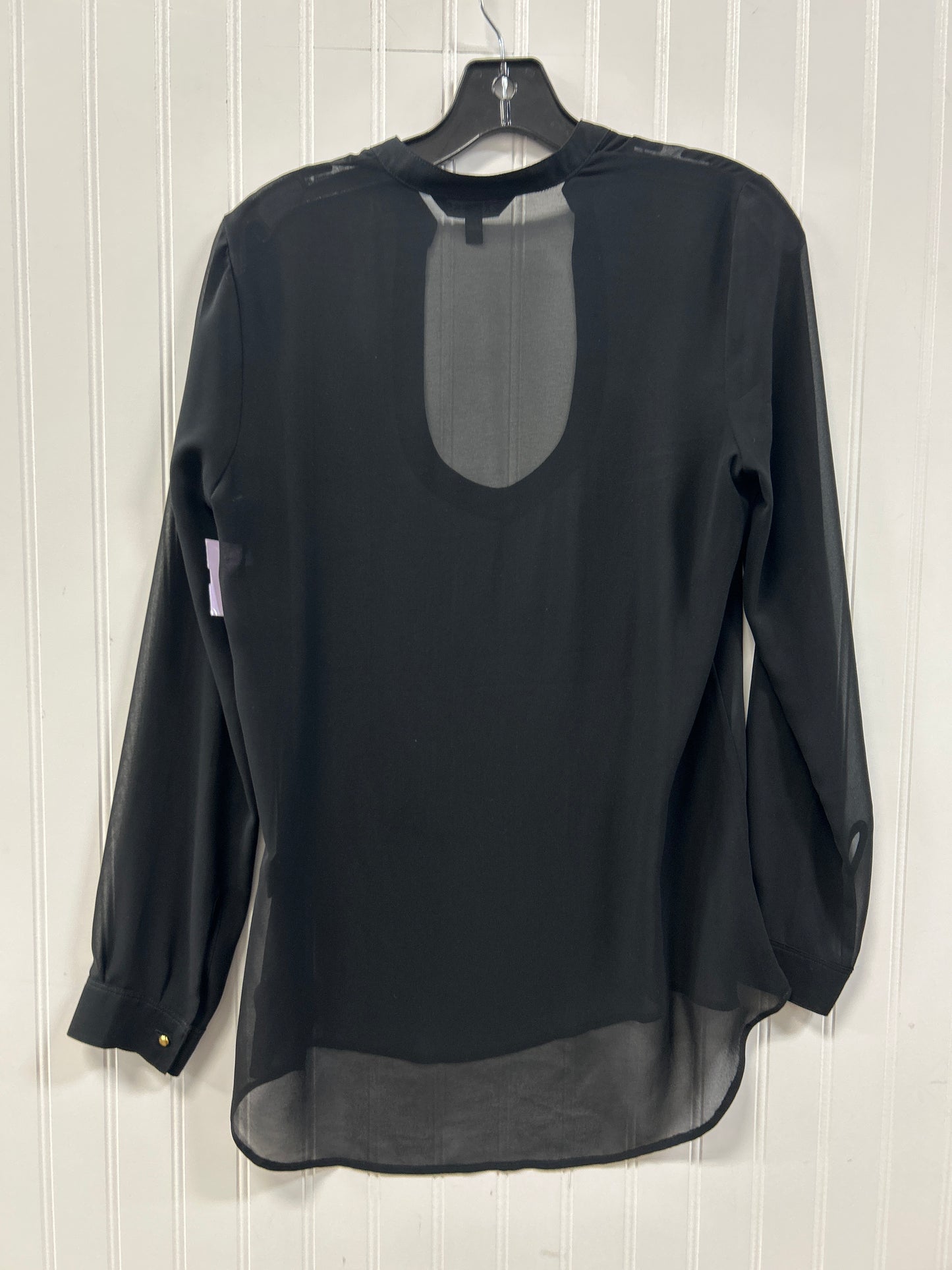Blouse Ls By Express In Black, Size:S