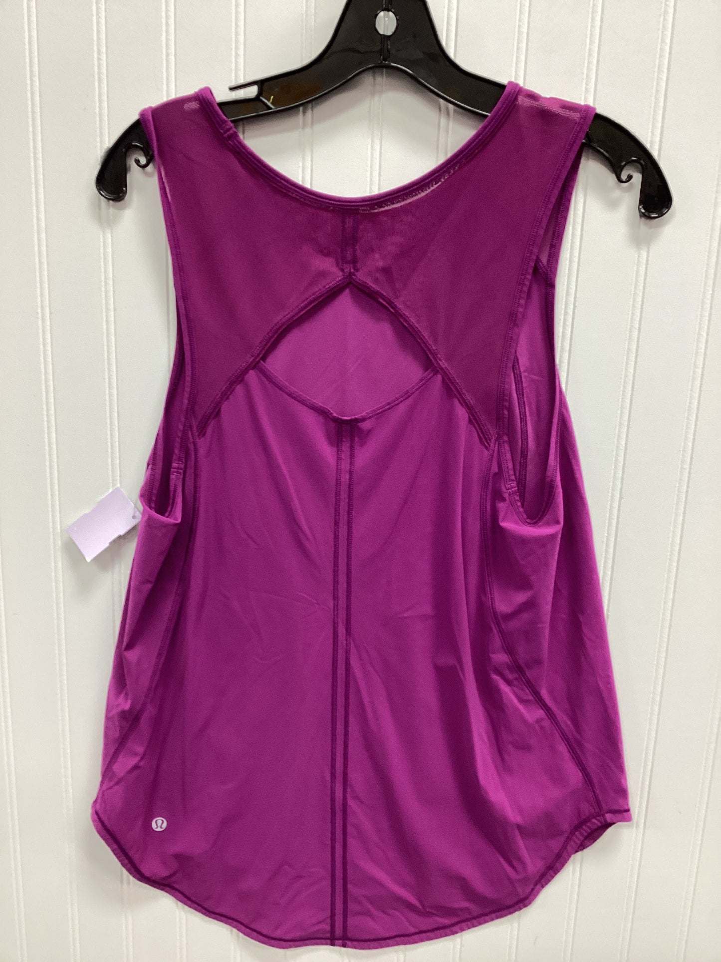 Athletic Tank Top By Lululemon In Purple, Size:10