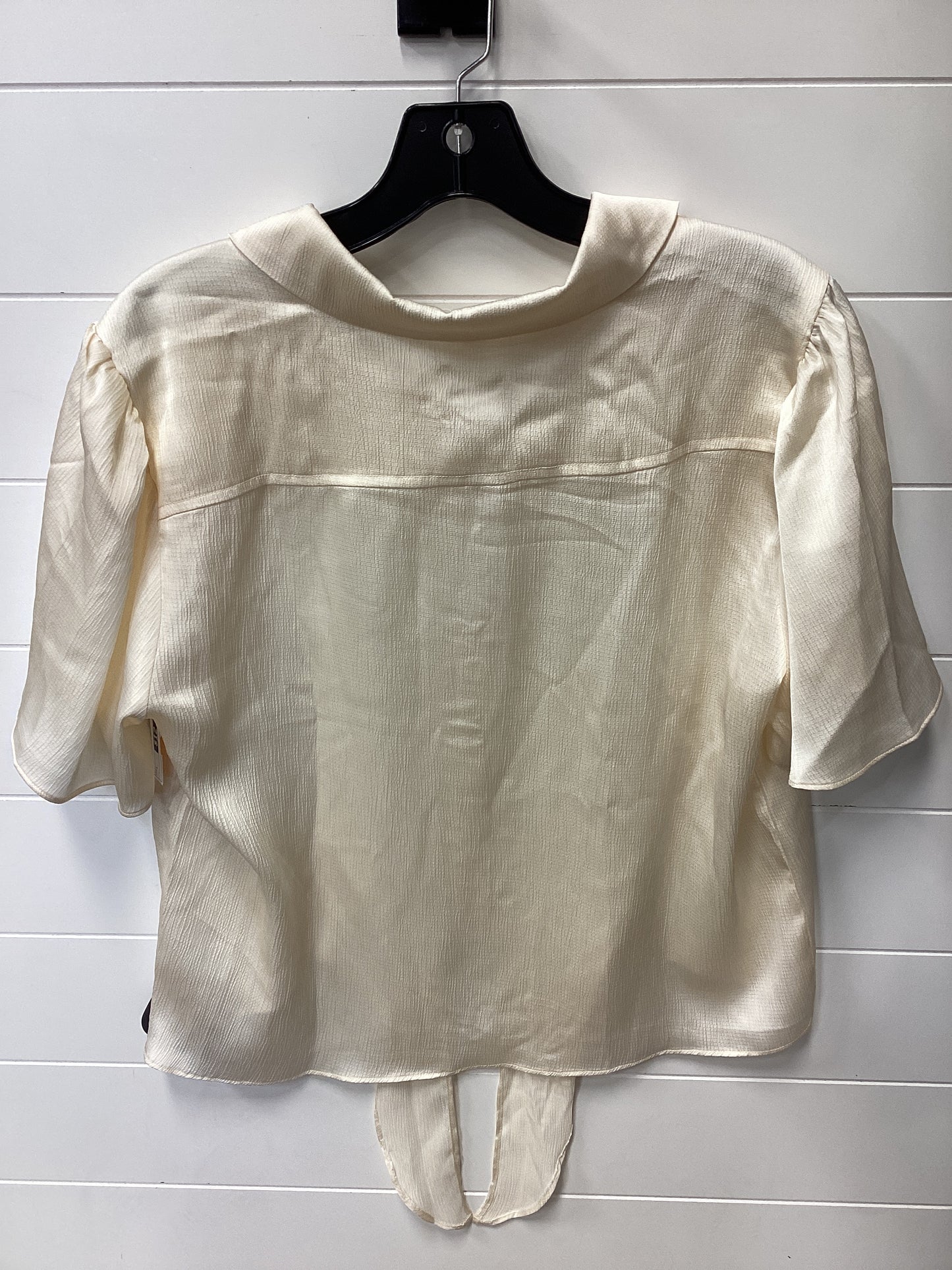 Blouse Ss By Pleione In Cream, Size:L