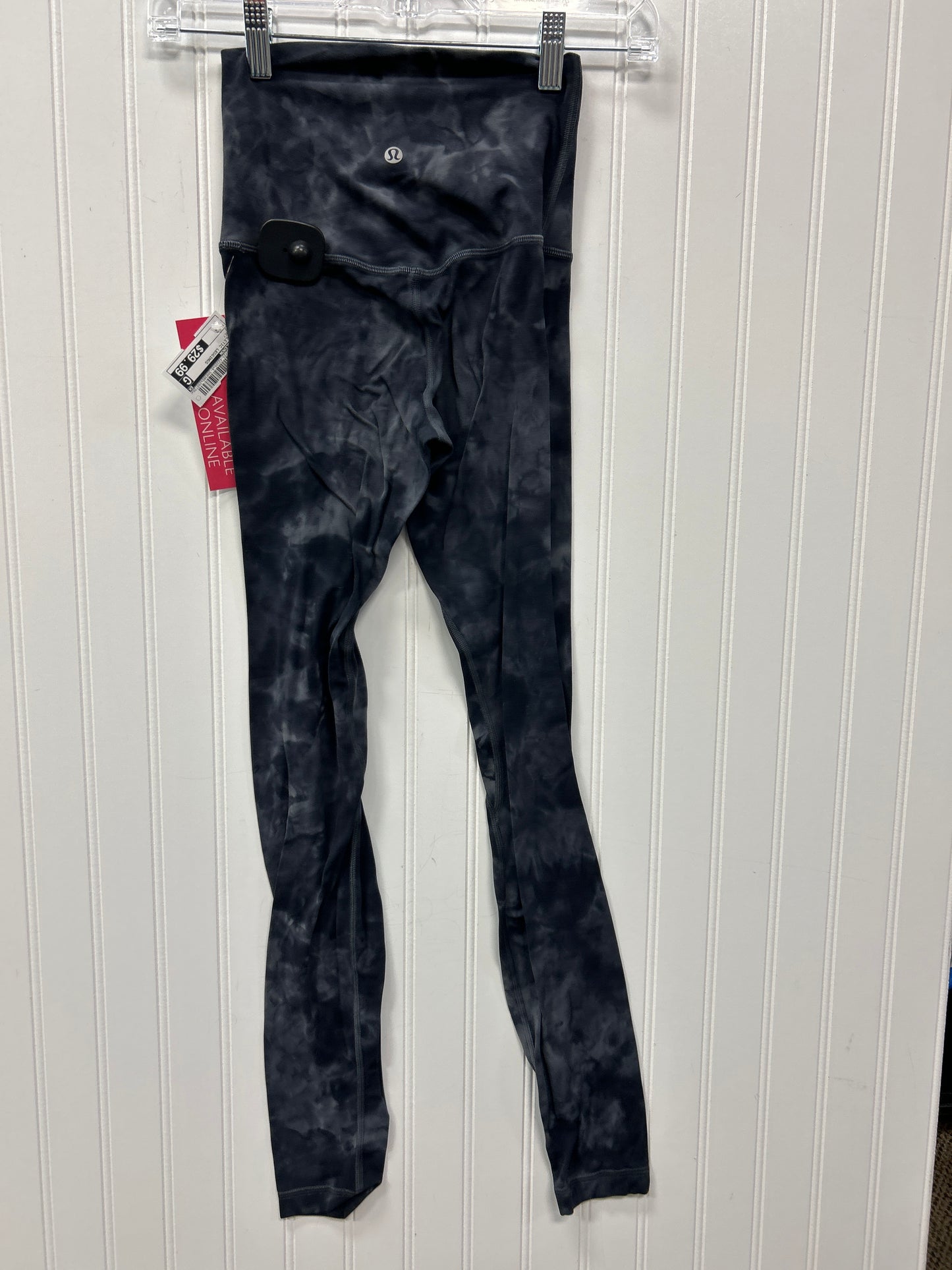 Athletic Leggings By Lululemon In Grey, Size:2
