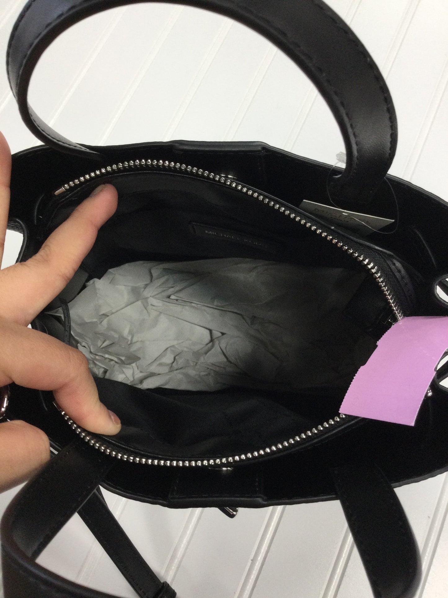 Handbag Designer By Michael Kors In Black, Size:Small