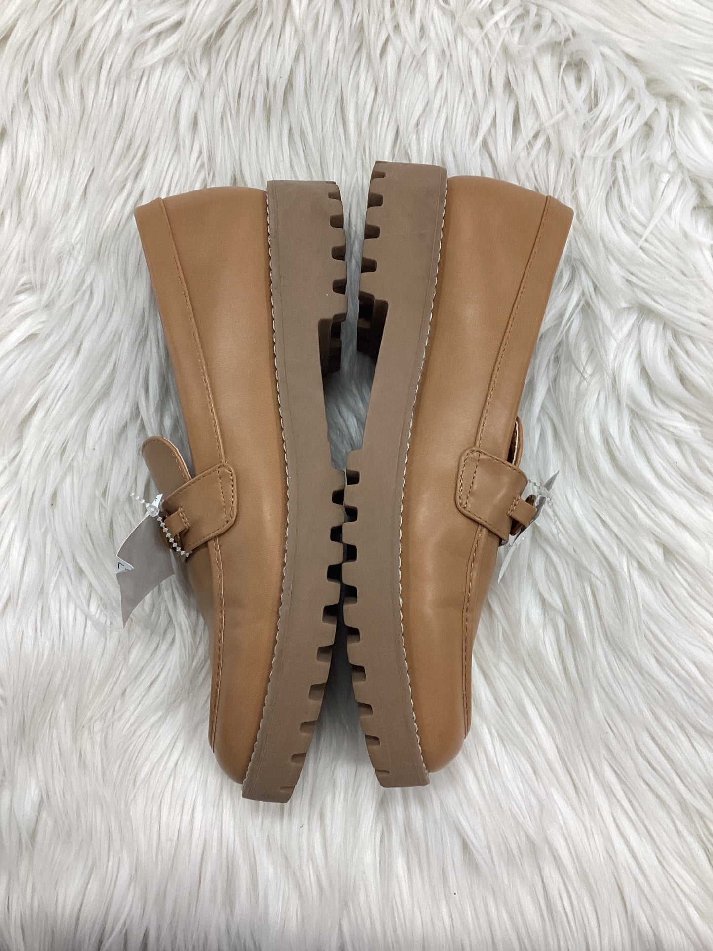 Shoes Flats By A New Day In Tan, Size:8.5