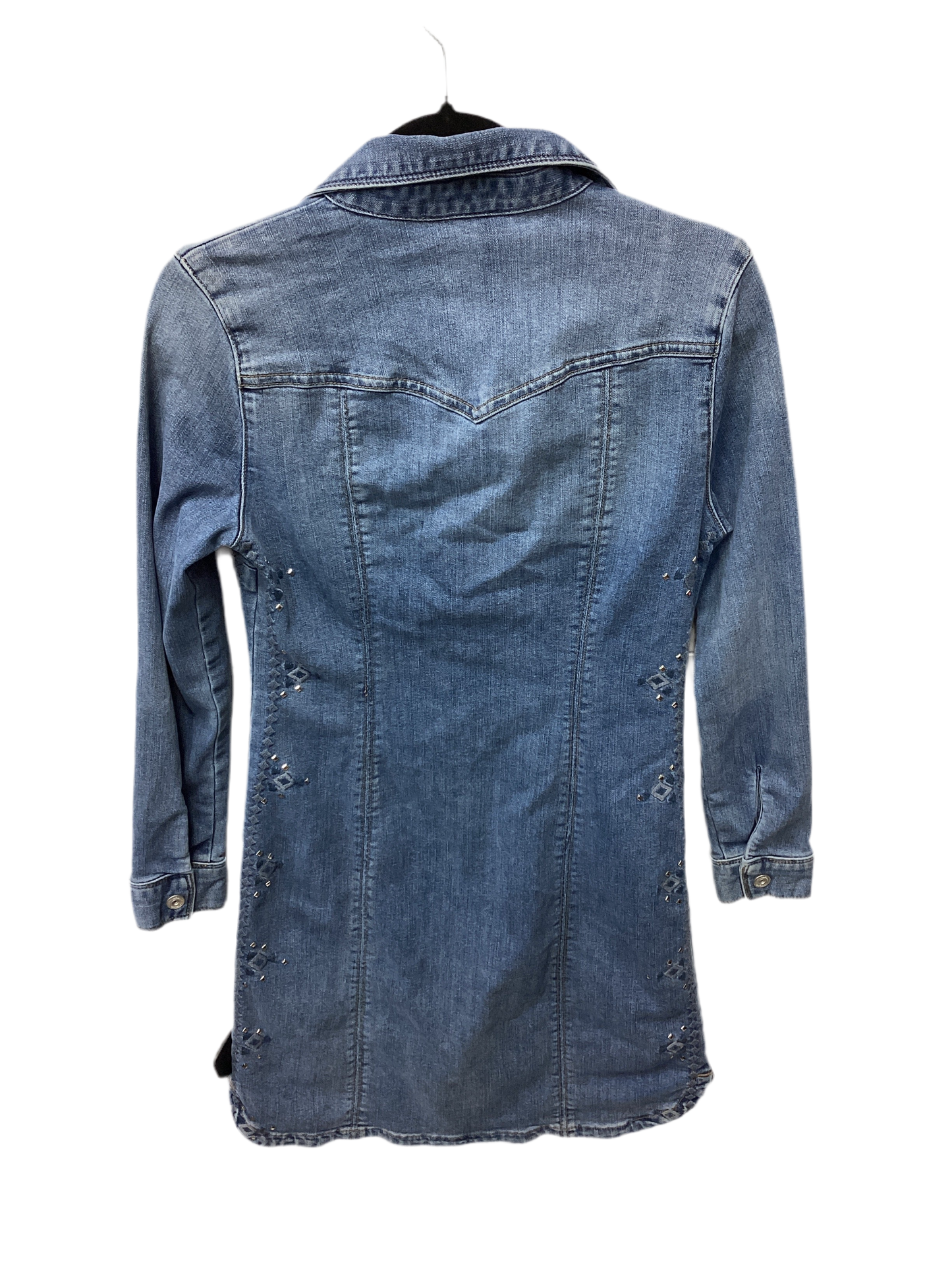 Dress Casual Maxi By Inc In Blue Denim, Size:4