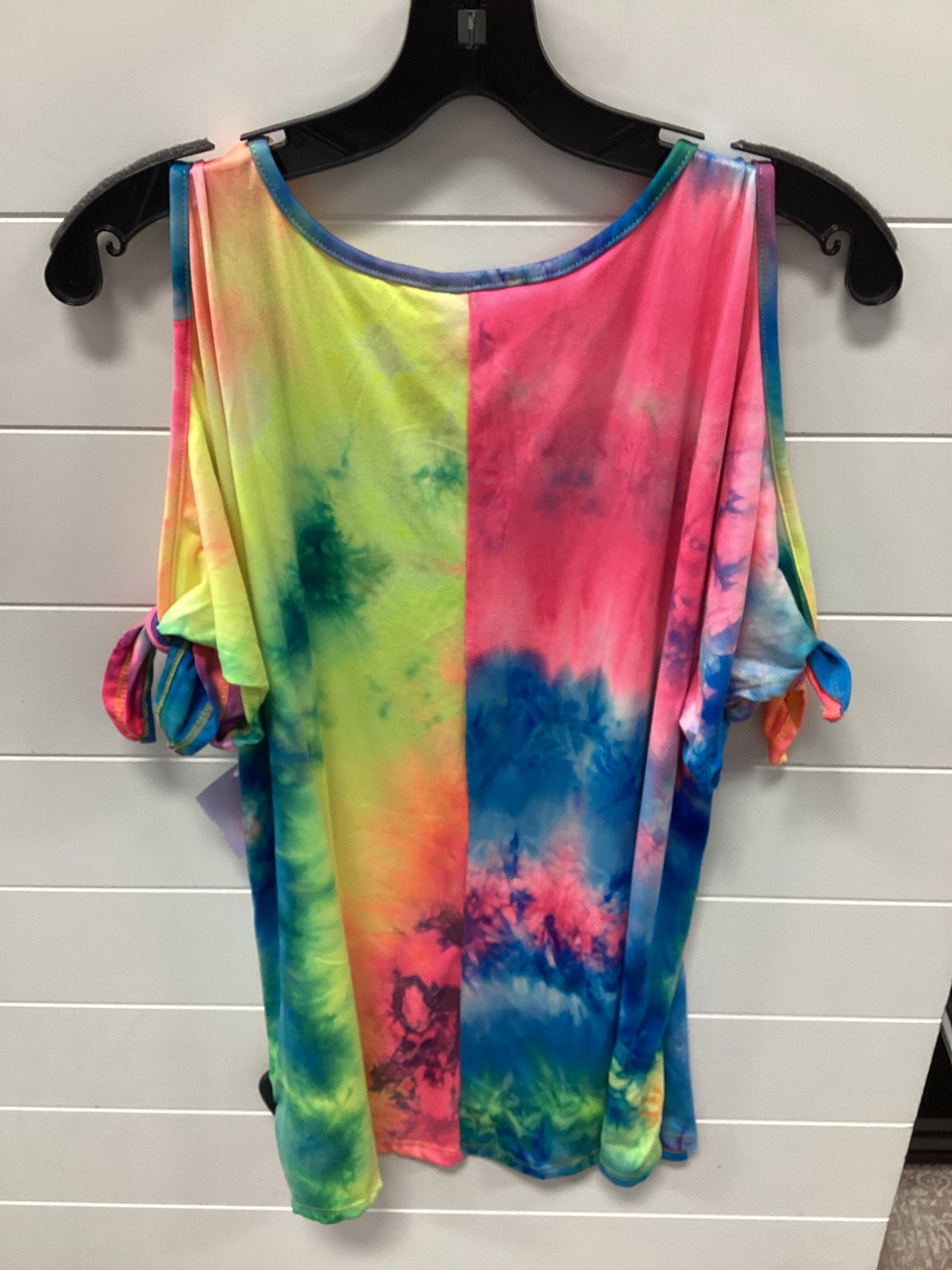 Top Ss By White Birch In Tie Dye Print, Size:Xl