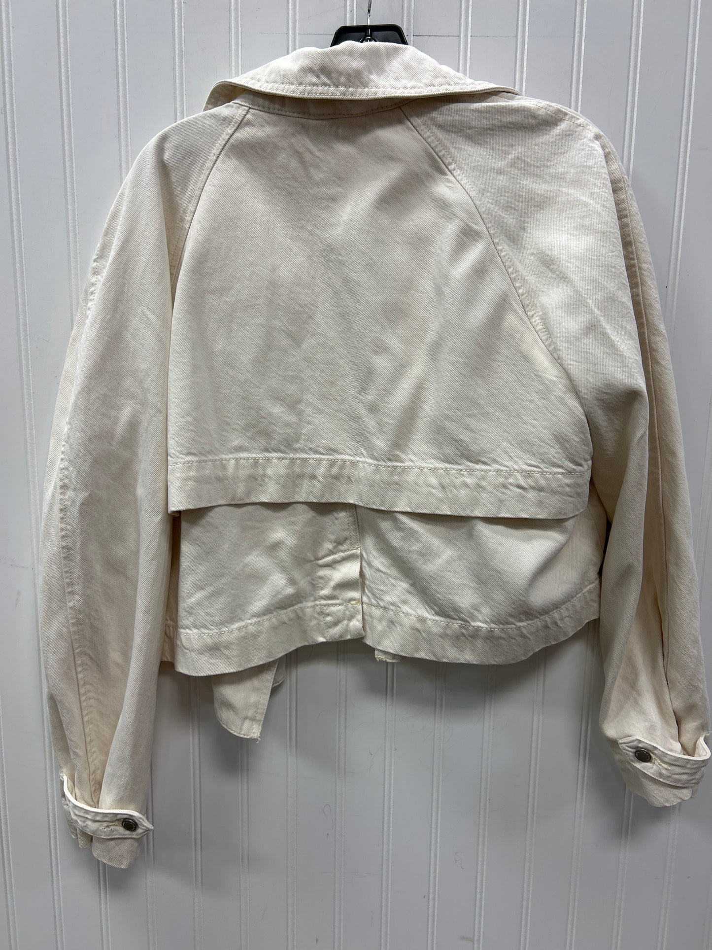 Jacket Denim By Universal Thread In Cream, Size:L