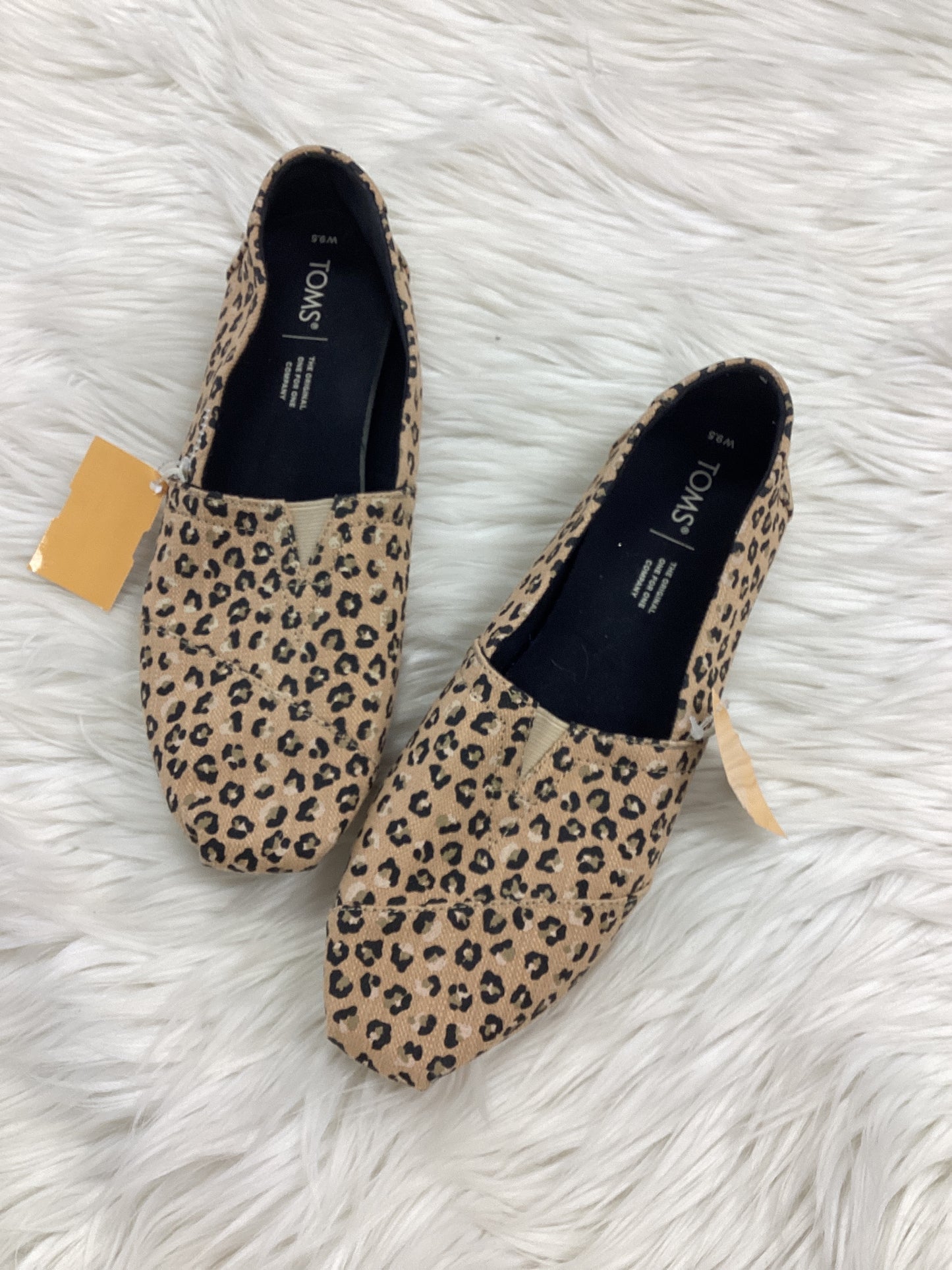 Shoes Flats By Toms In Animal Print, Size:9.5