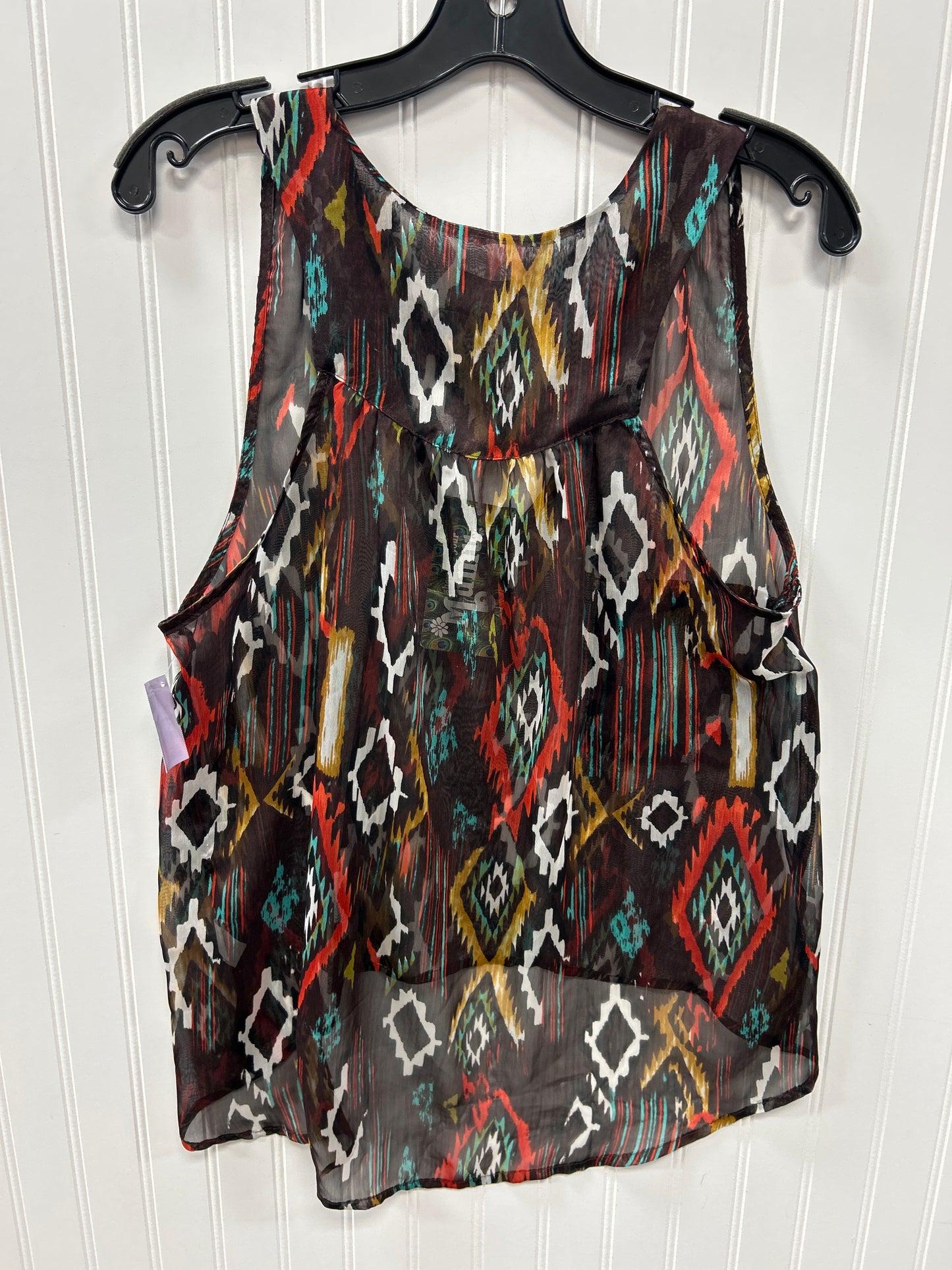 Blouse Sleeveless By Mumu In Brown, Size:S