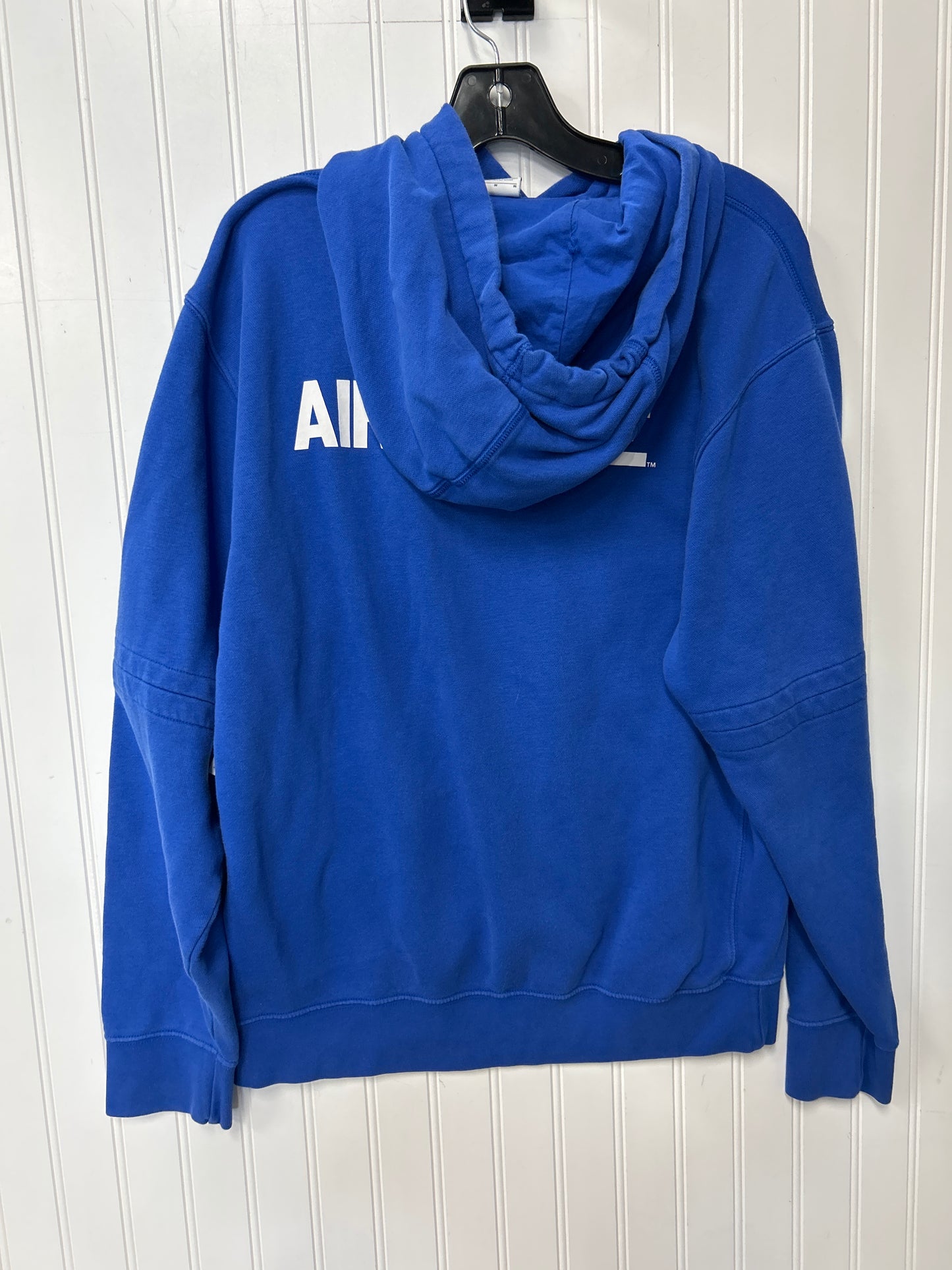 Sweatshirt Hoodie By Nike Apparel In Blue, Size:M