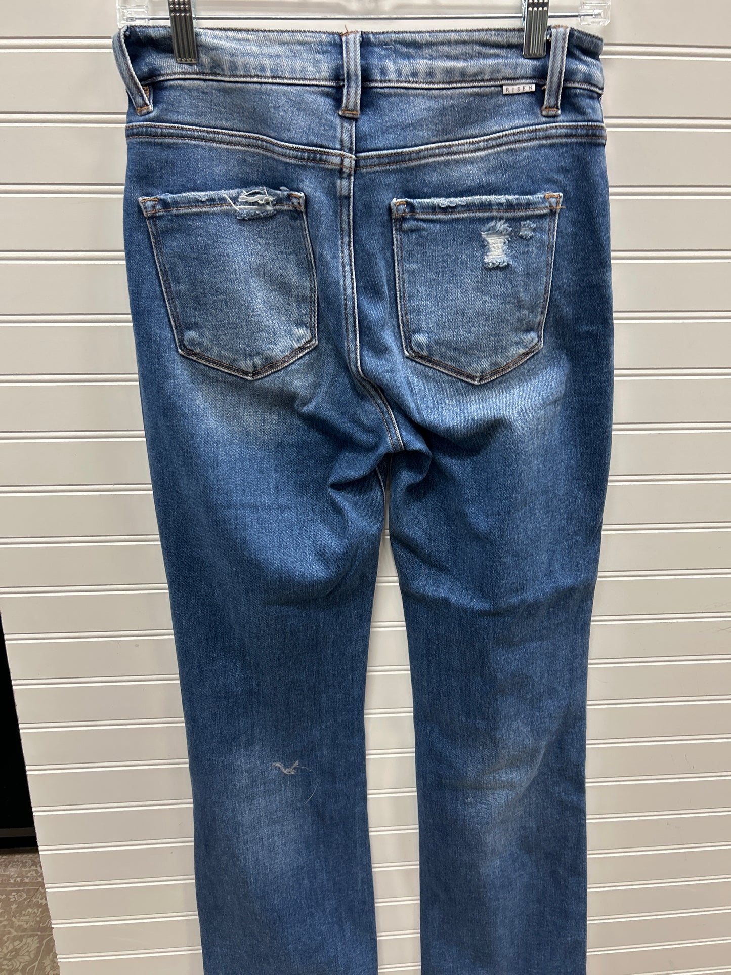 Jeans Boot Cut By Risen In Blue Denim, Size:4