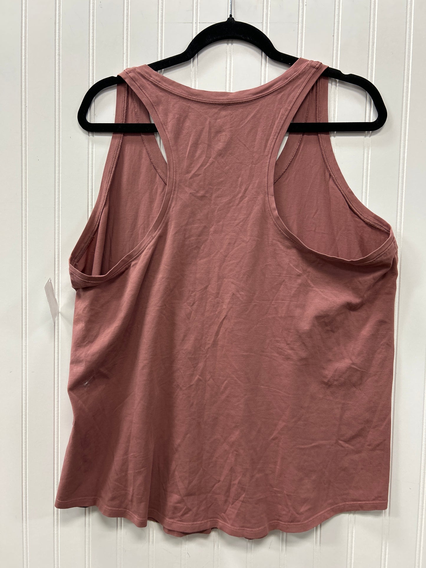 Athletic Tank Top By Lululemon In Pink, Size:10