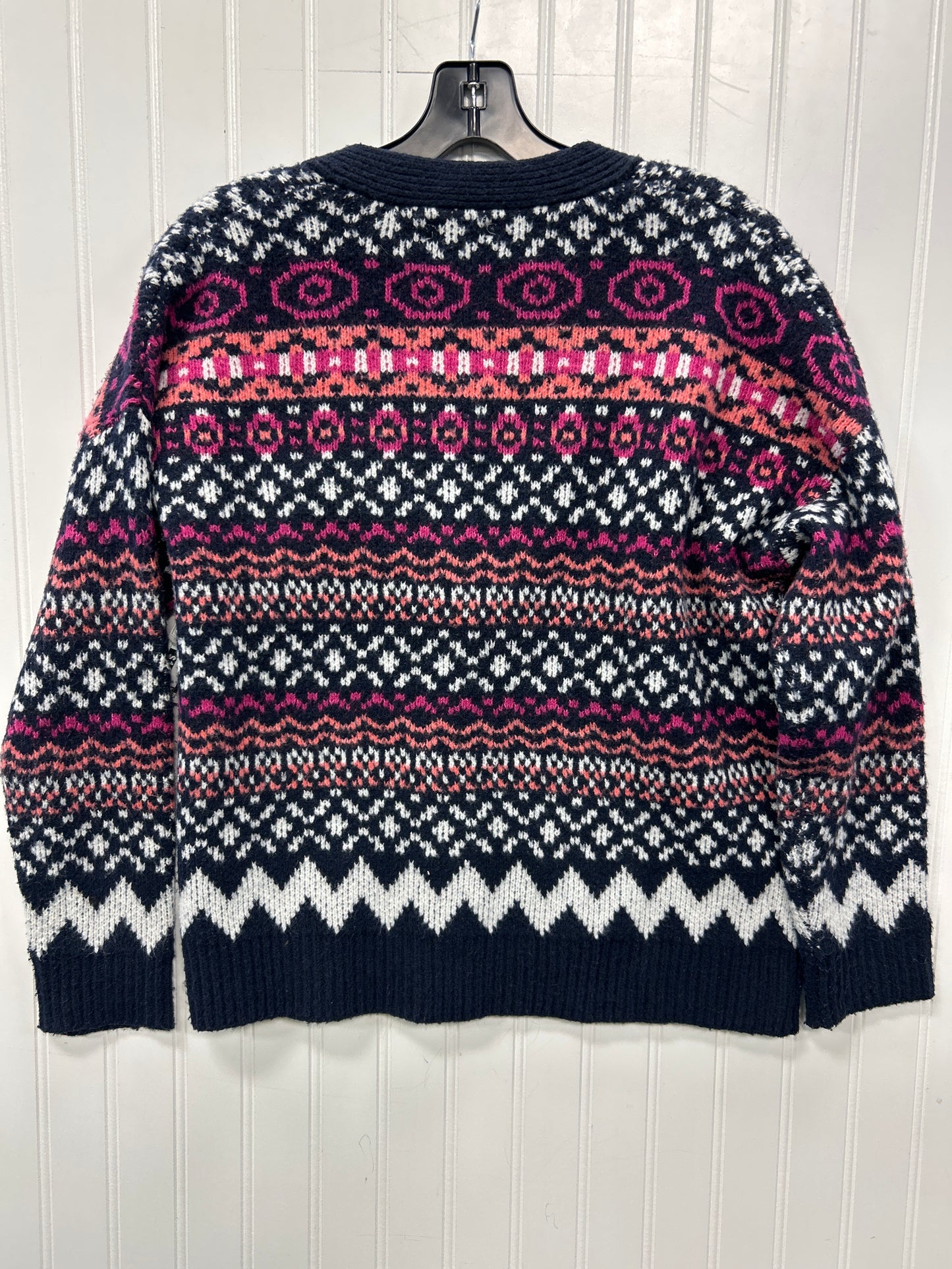 Sweater Cardigan By Cupcakes And Cashmere In Navy, Size:S