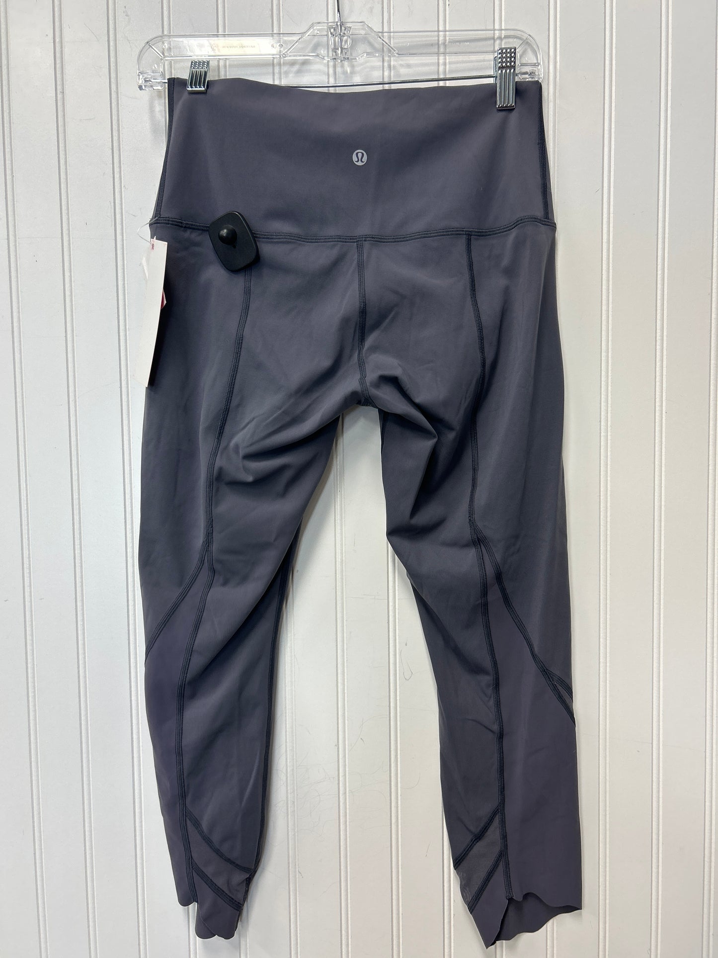 Athletic Leggings Capris By Lululemon In Grey, Size:6