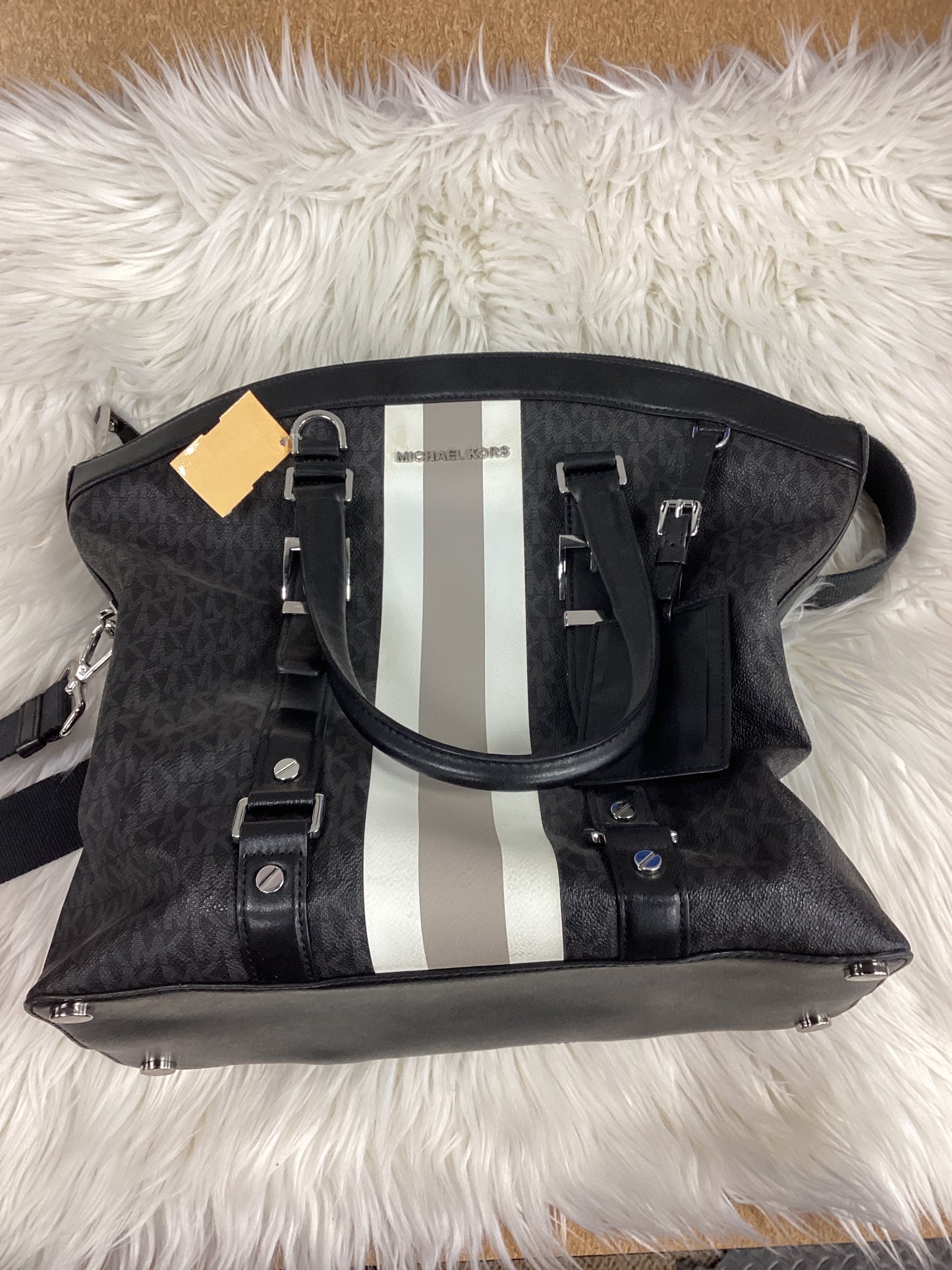 Handbag Designer By Michael Kors In Black, Size:Medium