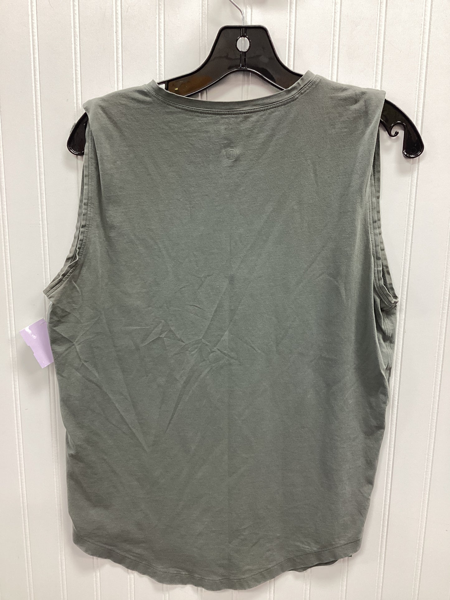 Athletic Tank Top By Lululemon In Grey, Size:10