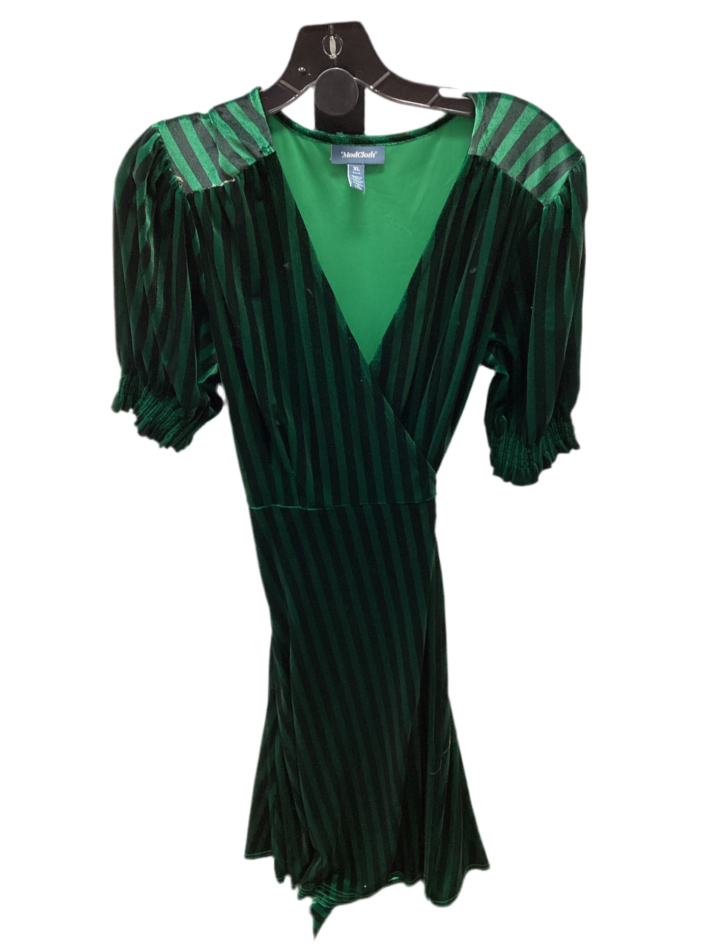 Dress Casual Midi By Modcloth In Green, Size:Xl