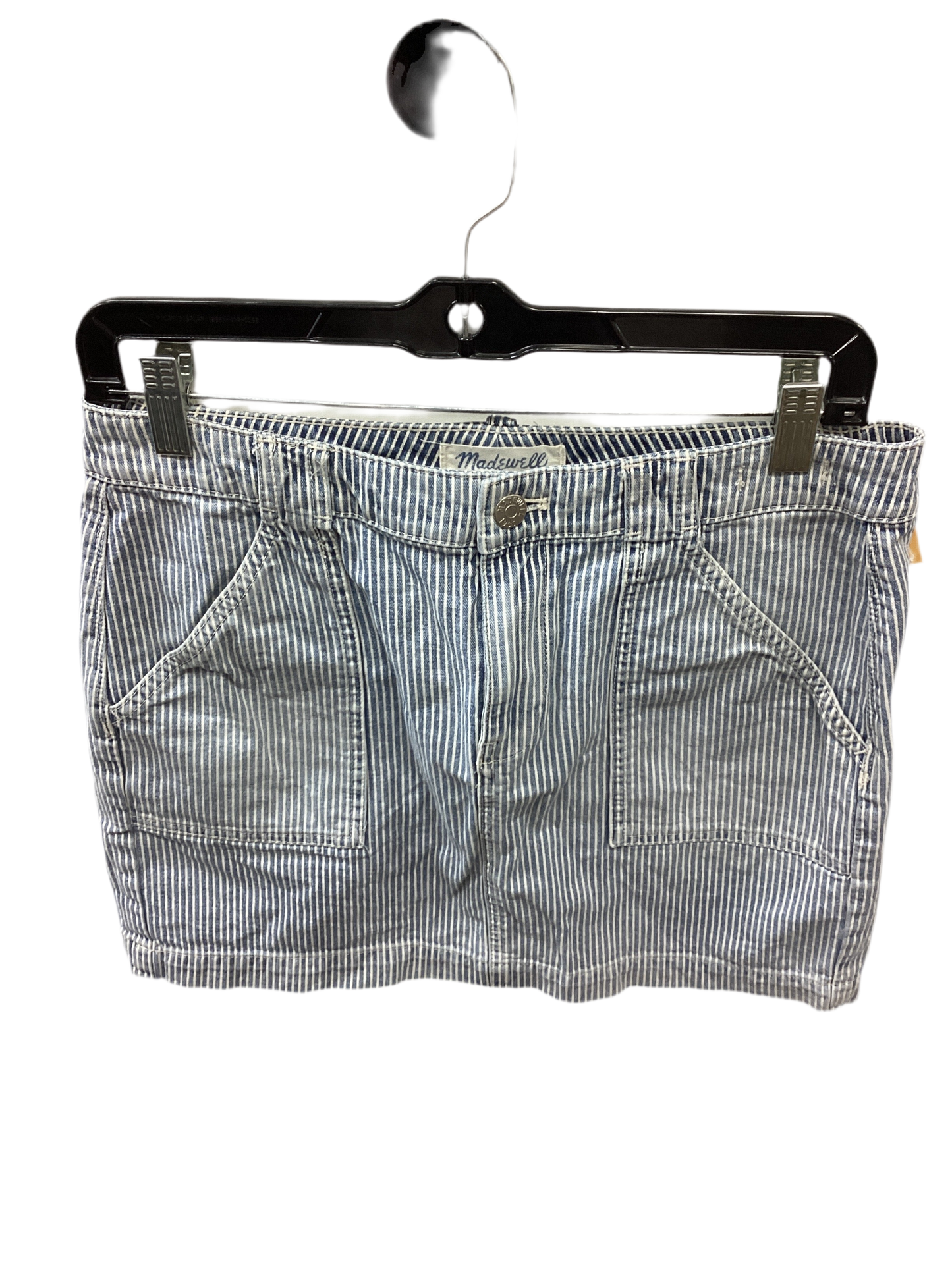 Skirt Mini & Short By Madewell In Blue Denim, Size:6