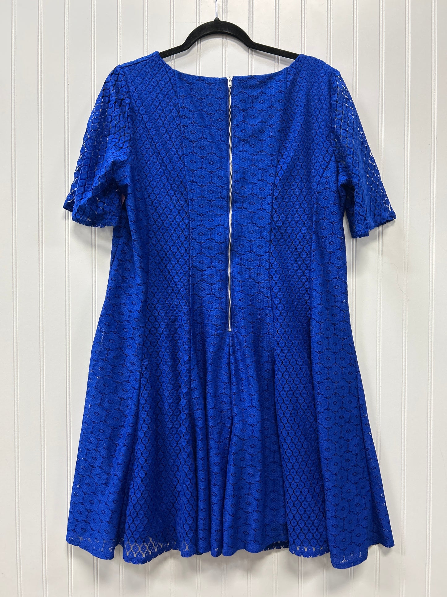 Dress Casual Midi By Dannyandnicole In Blue, Size:18