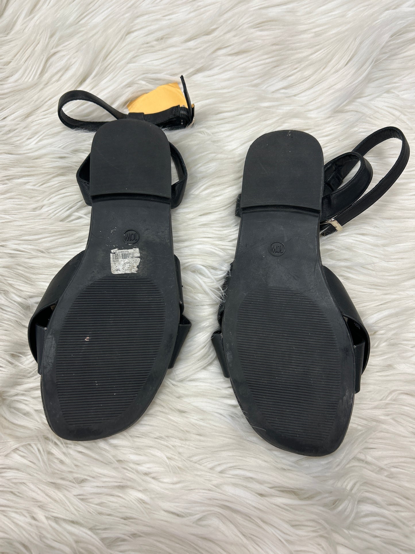 Sandals Flats By Lane Bryant In Black, Size:10