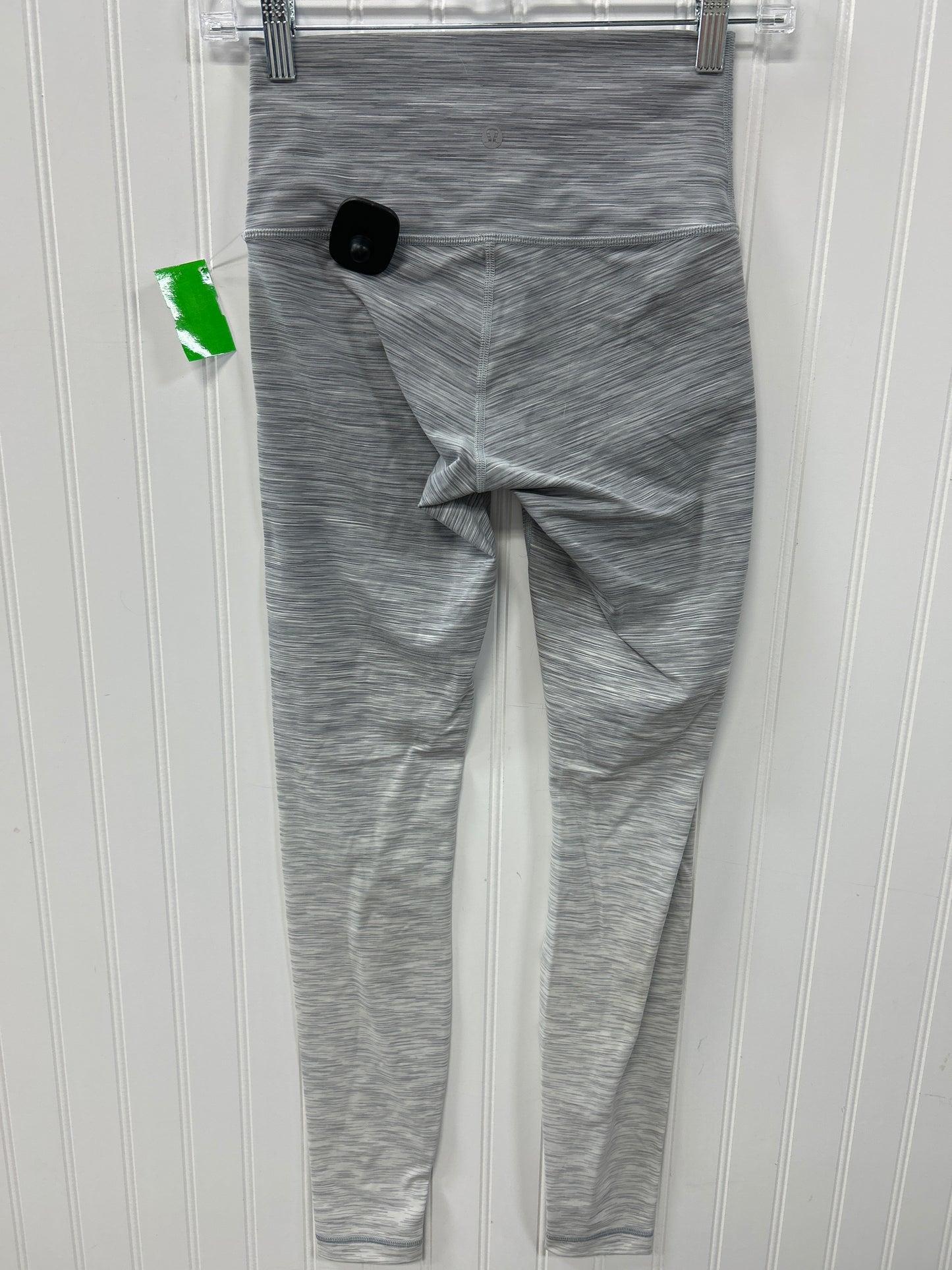 Athletic Leggings By Lululemon In Grey, Size:4