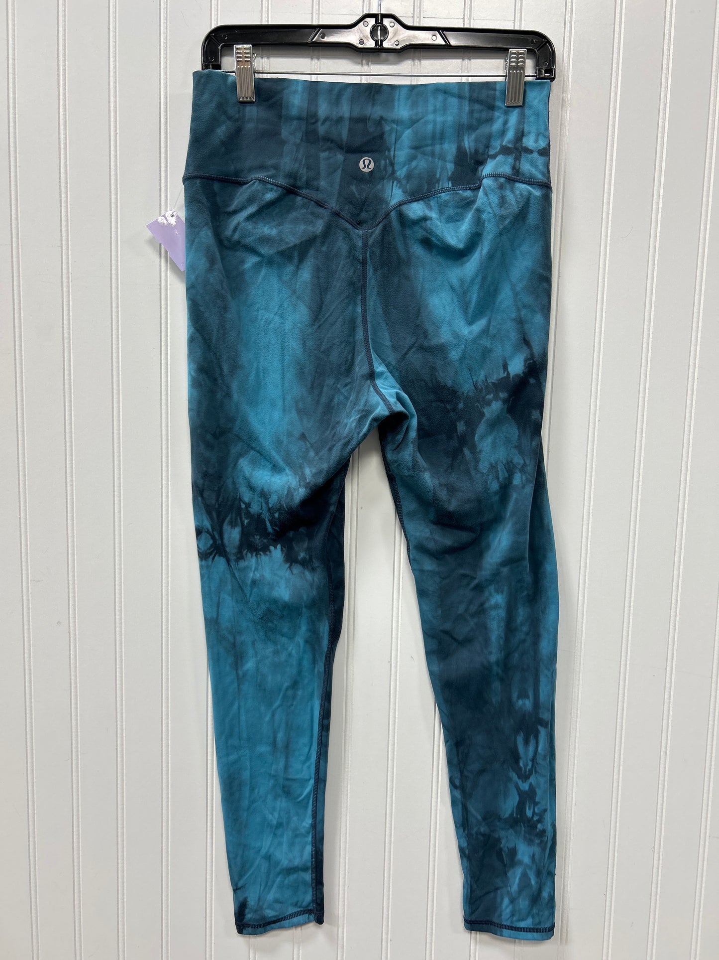 Athletic Leggings By Lululemon In Blue, Size:10