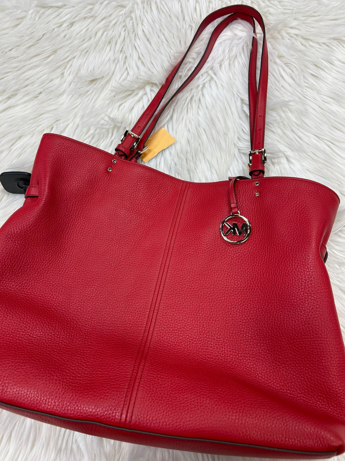 Handbag Designer By Michael Kors In Red, Size:Large