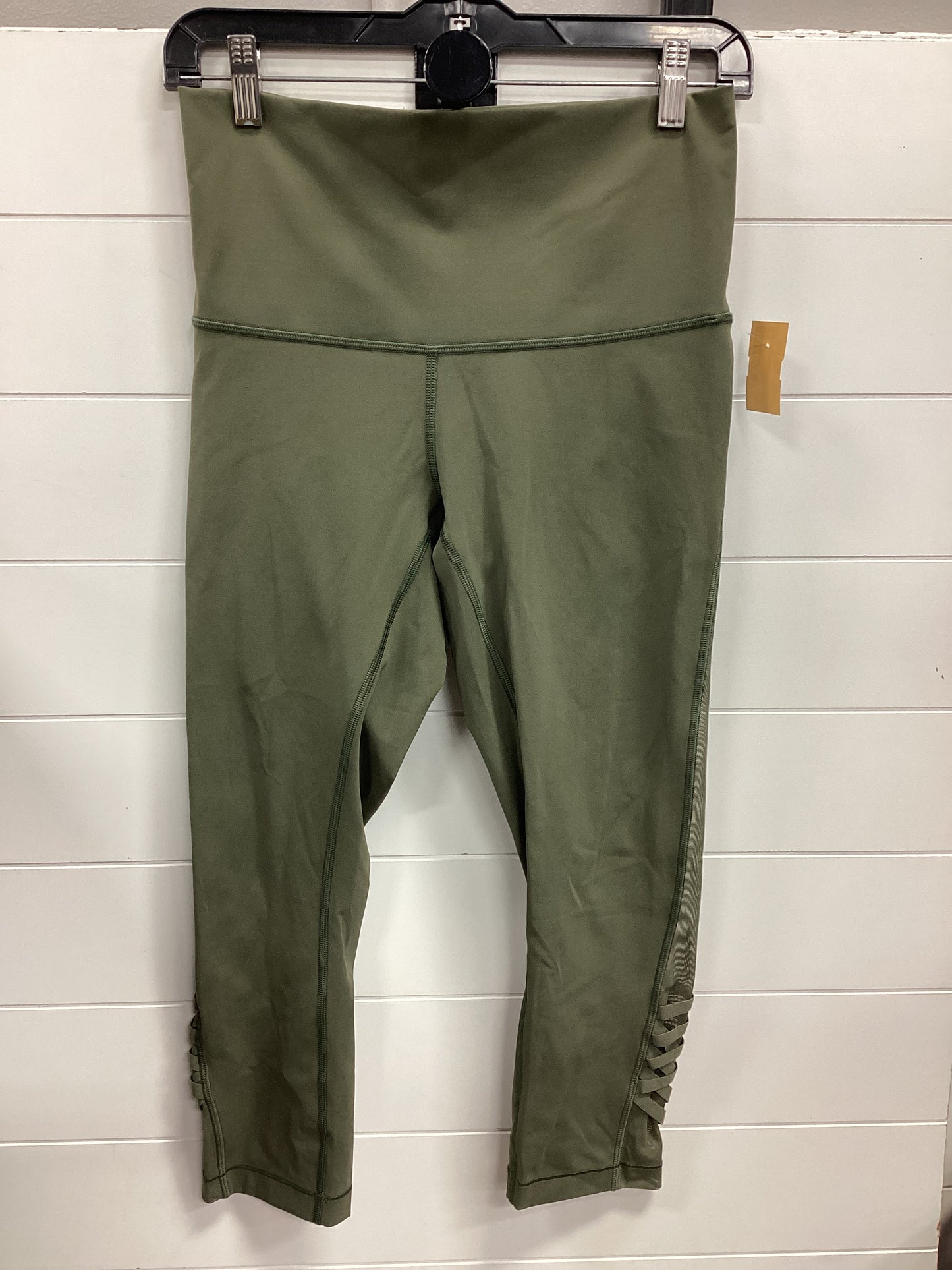 Athletic Leggings By Lululemon In Green, Size:8