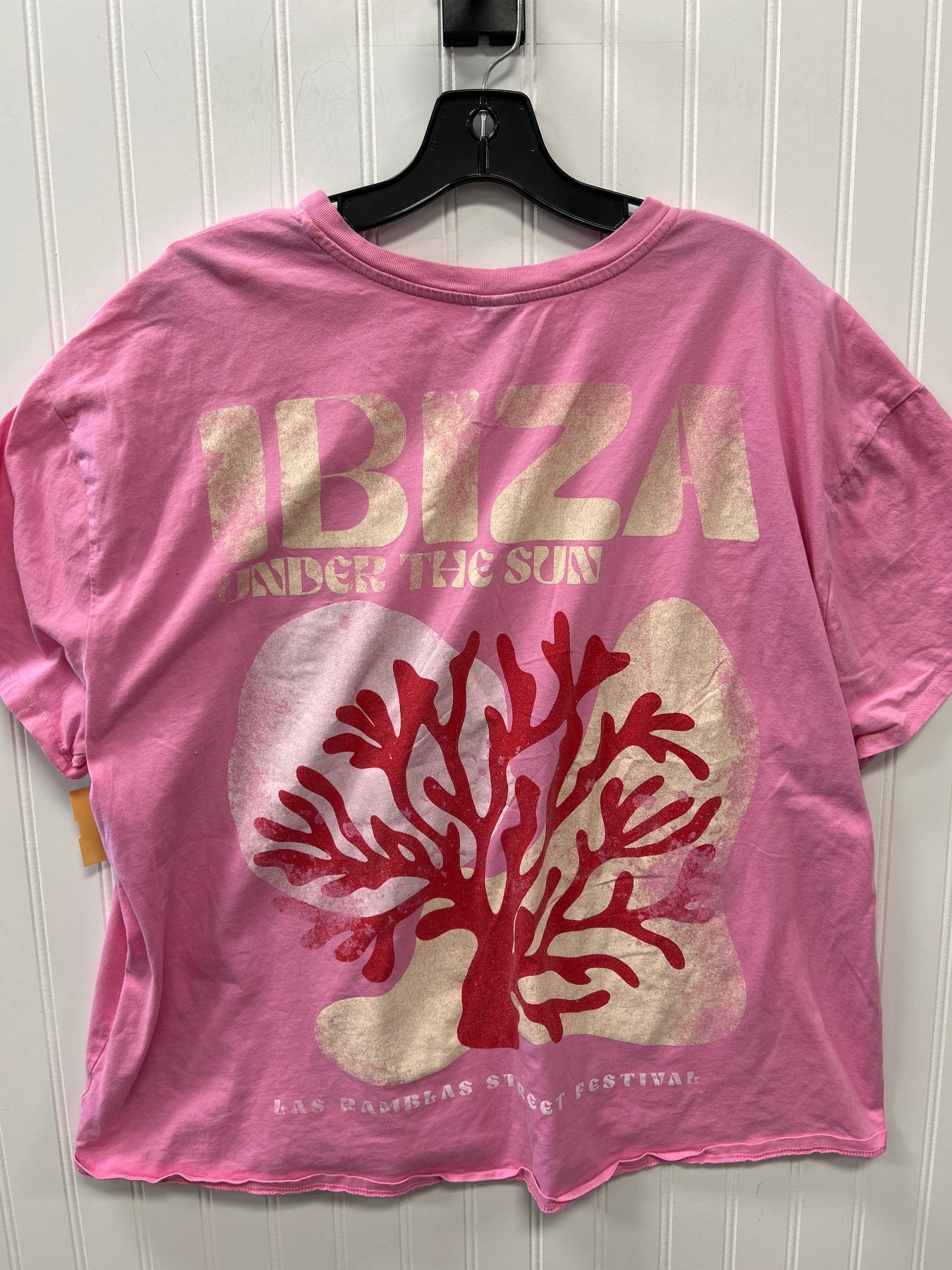 Top Ss By Wild Fable In Pink, Size:1X