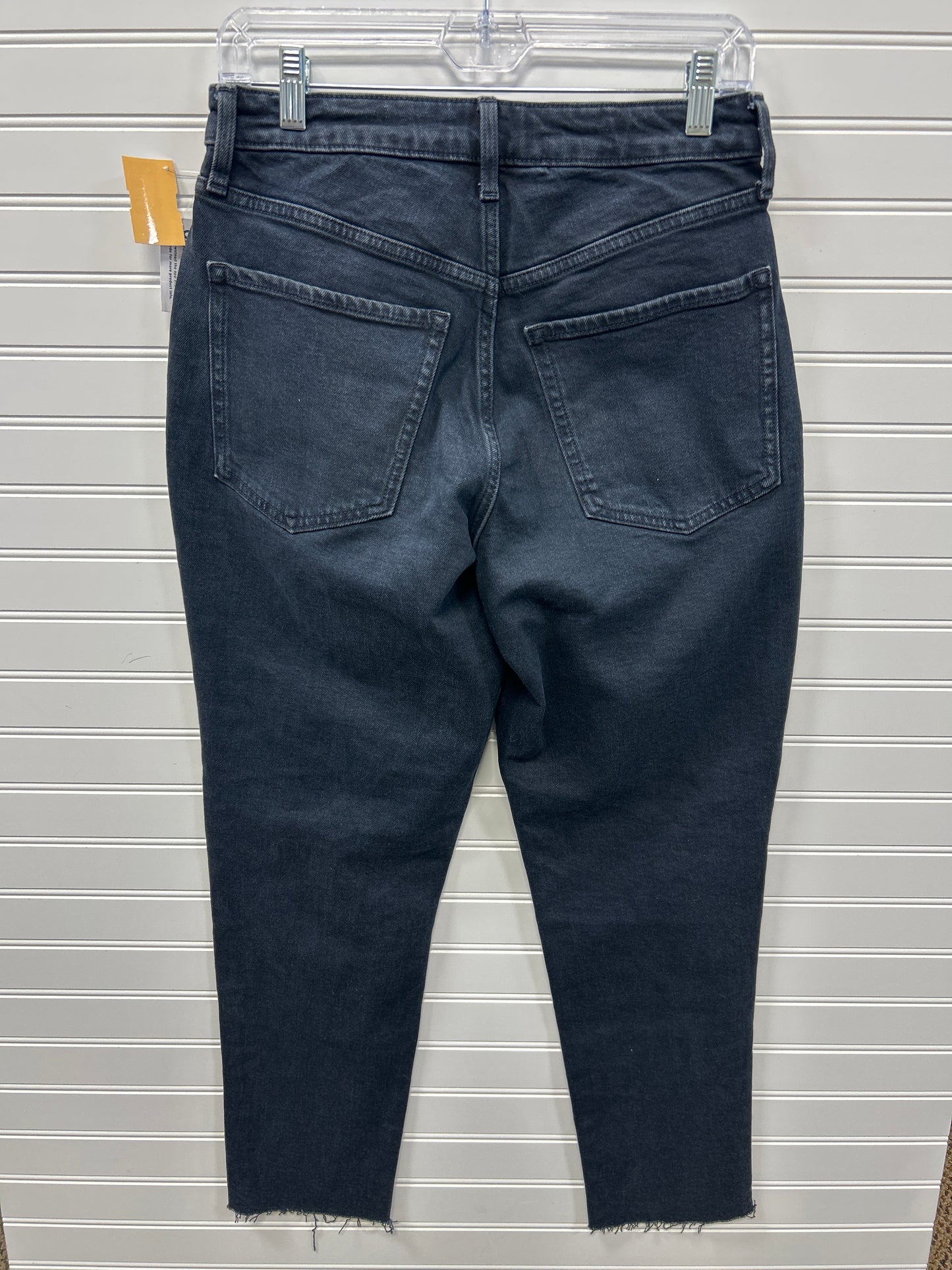 Jeans Straight By Old Navy In Black Denim, Size:6