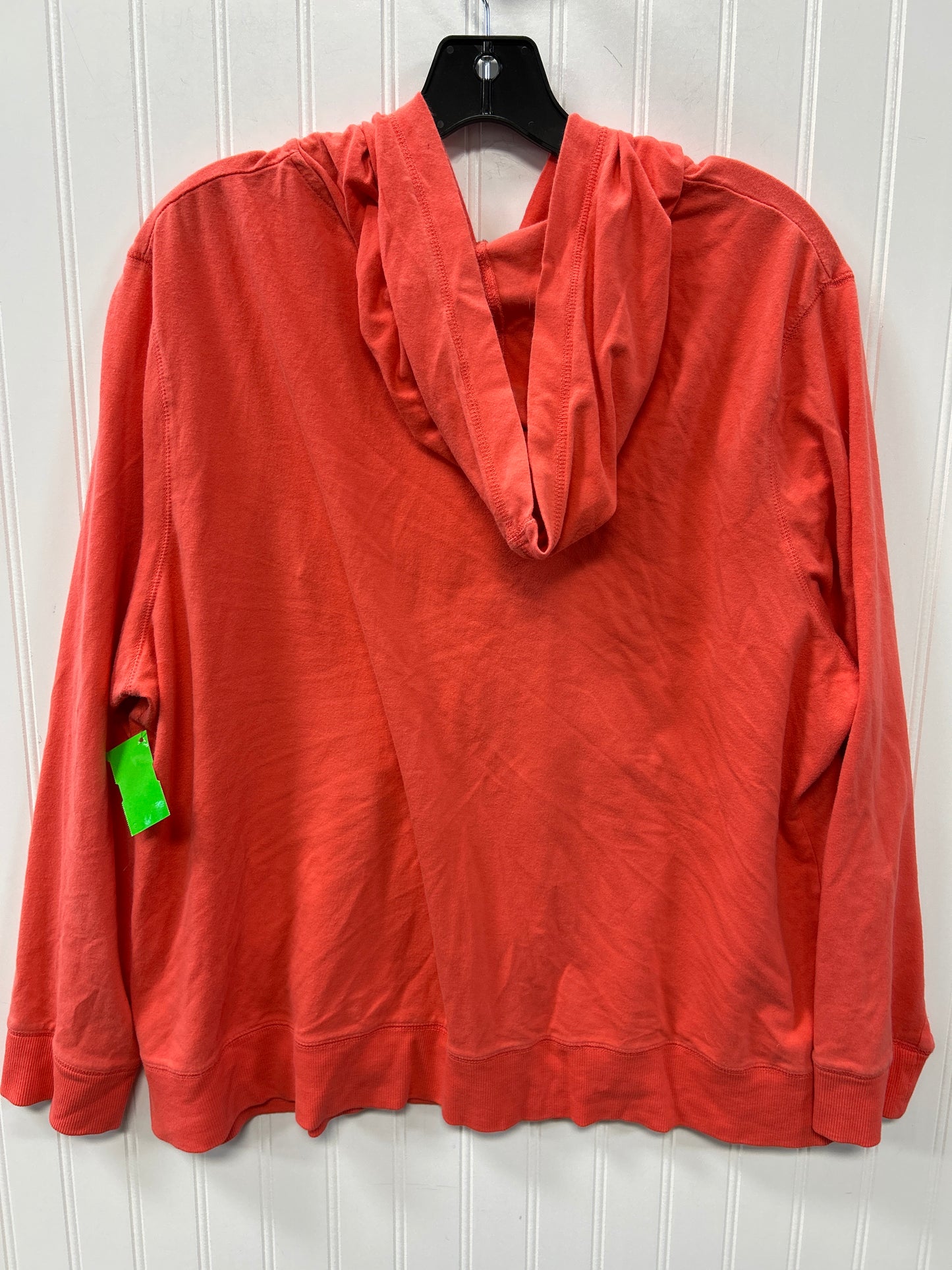 Sweatshirt Hoodie By Style And Co Collection Women In Orange, Size:2X
