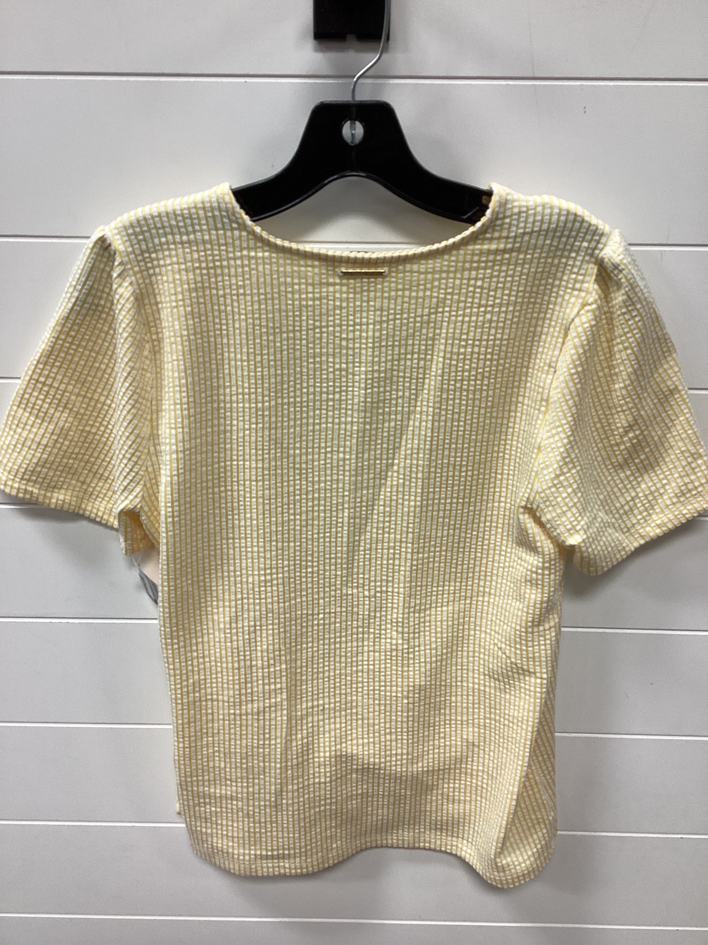 Top Ss By Michael By Michael Kors In Yellow, Size:Xs