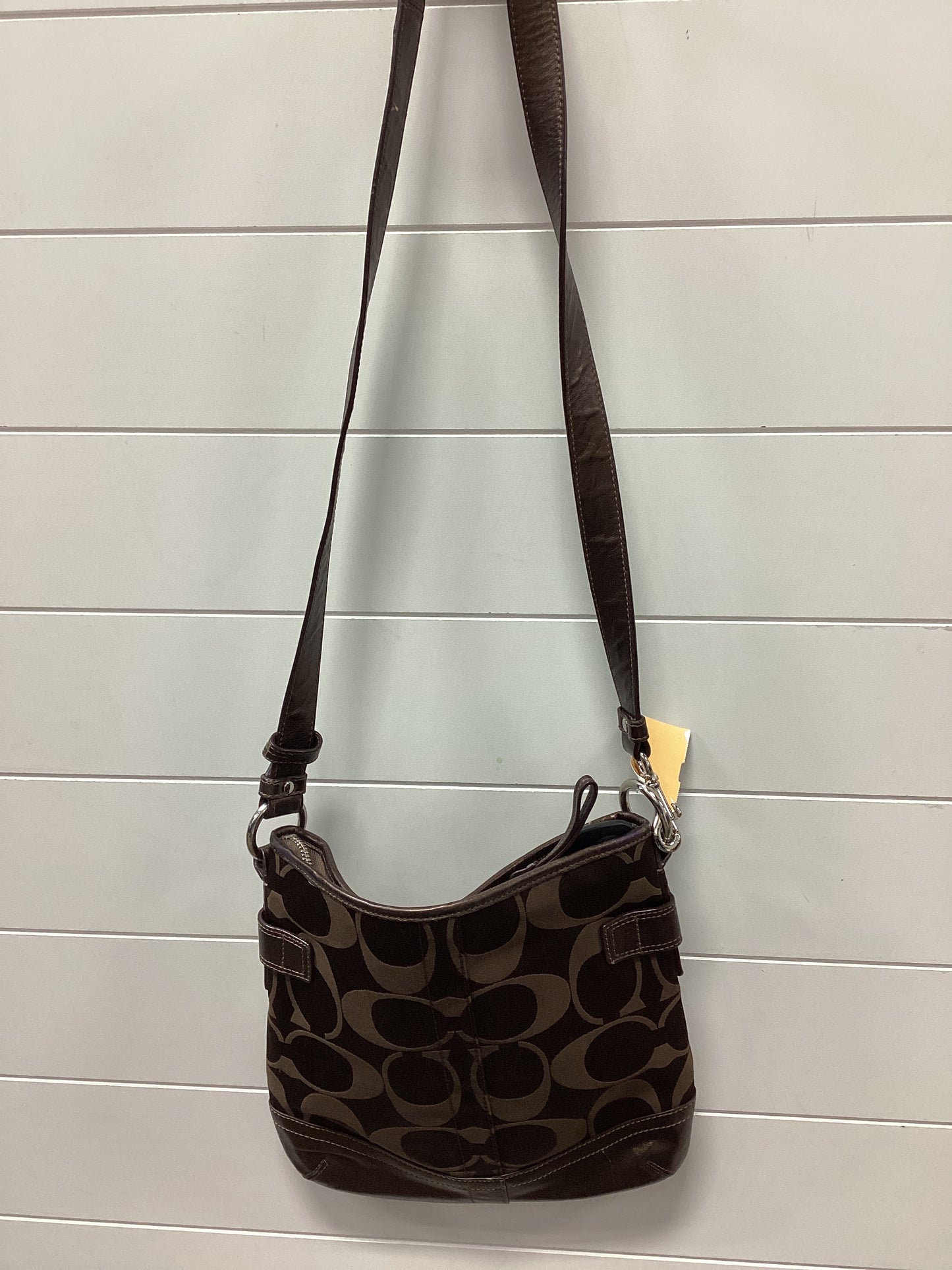 Handbag Designer By Coach In Brown, Size:Medium