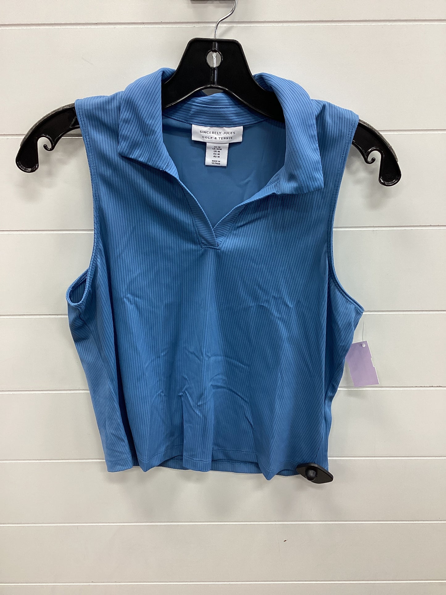 Athletic Tank Top By Cmc In Blue, Size:M