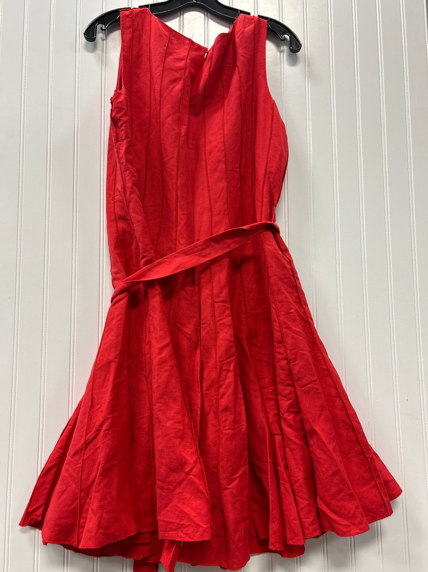 Dress Work By Calvin Klein In Red, Size:14