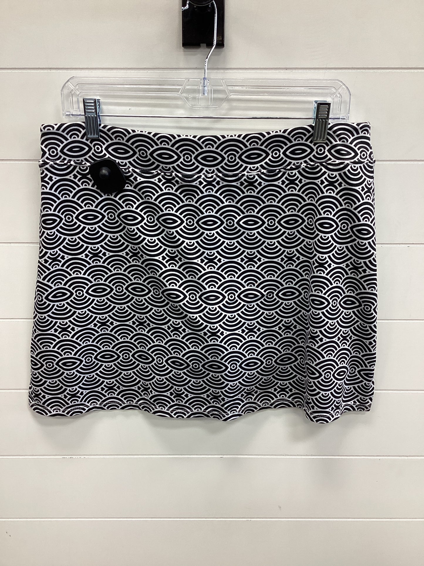 Athletic Skort By Soybu In Black & White, Size:L