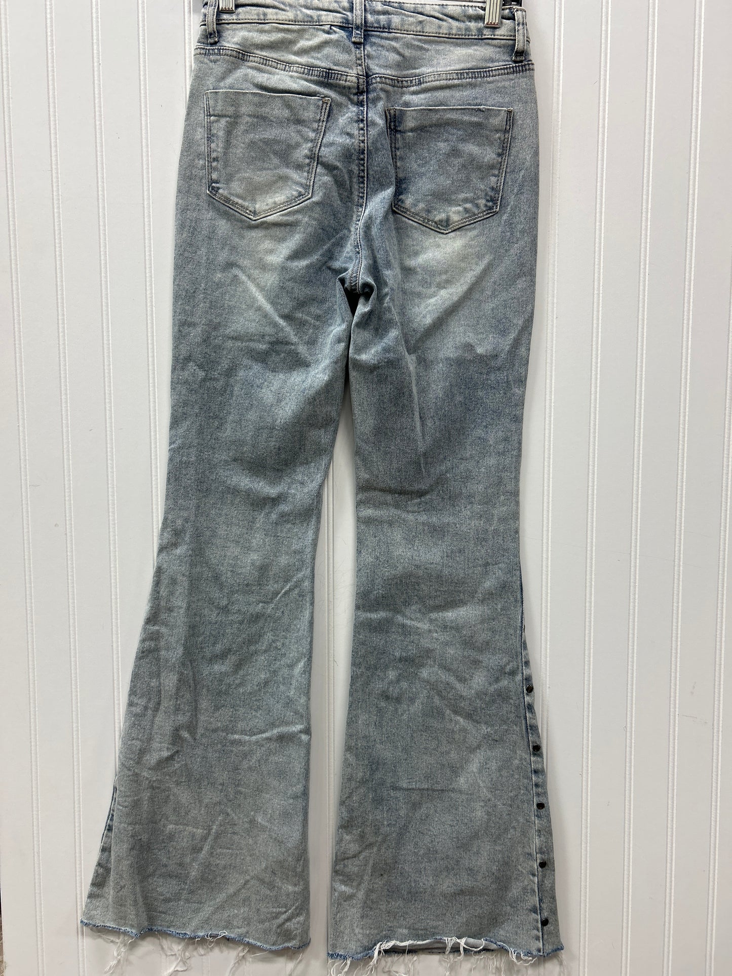 Jeans Flared By Cmb In Blue Denim, Size:6