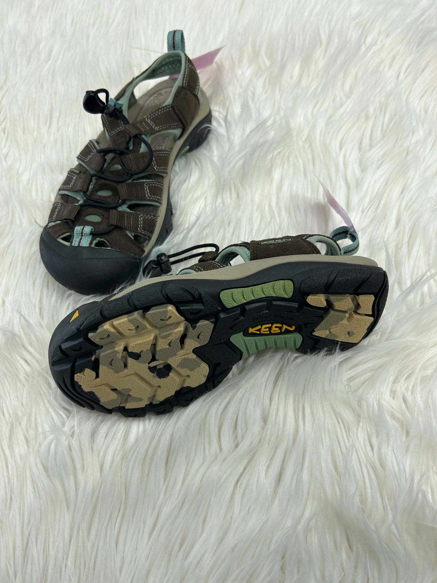 Sandals Flats By Keen In Brown, Size:5
