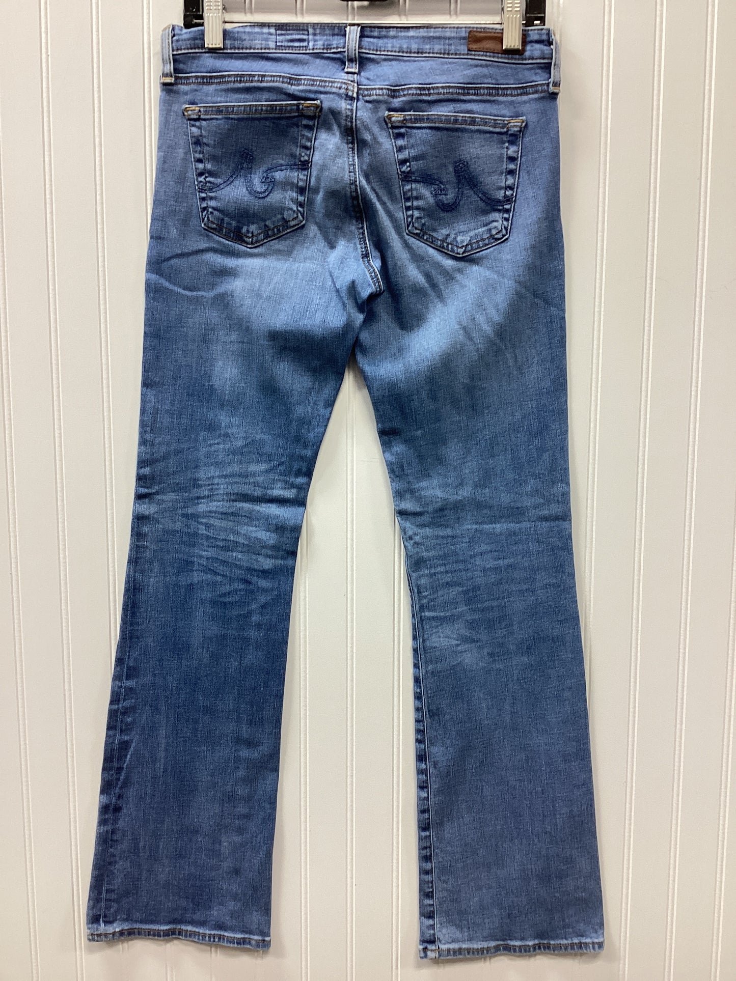 Jeans Boot Cut By Adriano Goldschmied In Blue Denim, Size:6P
