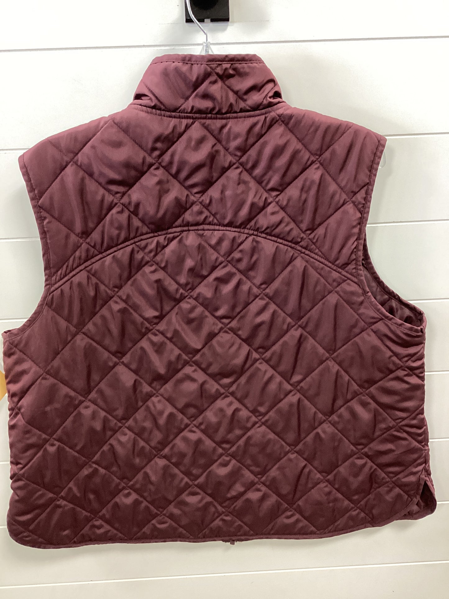 Vest Puffer & Quilted By Maurices In Purple, Size:1X