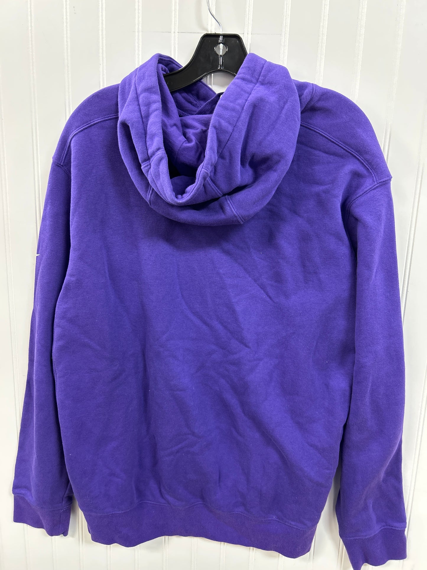 Athletic Sweatshirt Hoodie By Nike Apparel In Purple, Size:L