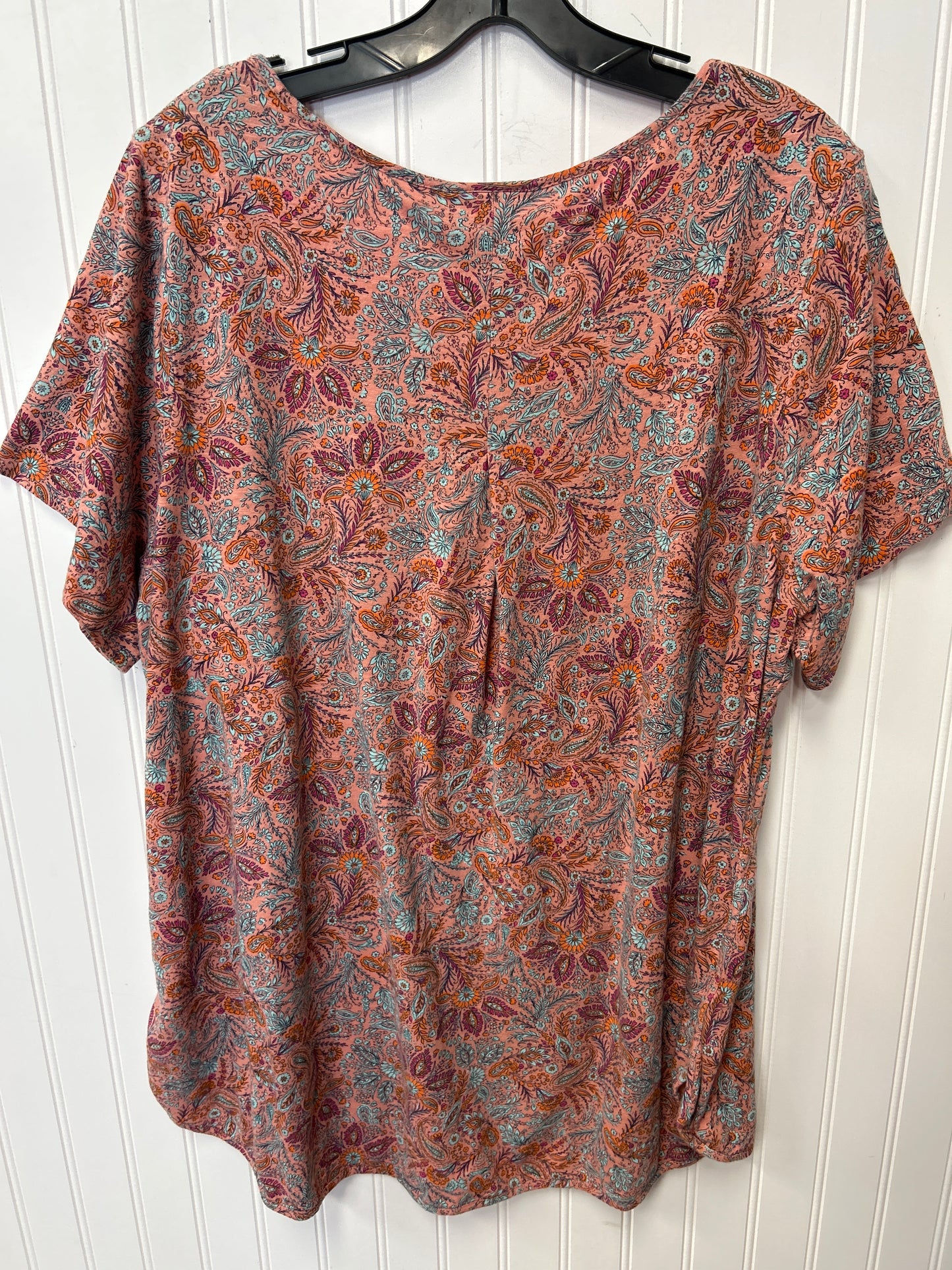 Top Ss By J. Jill In Orange, Size:2X
