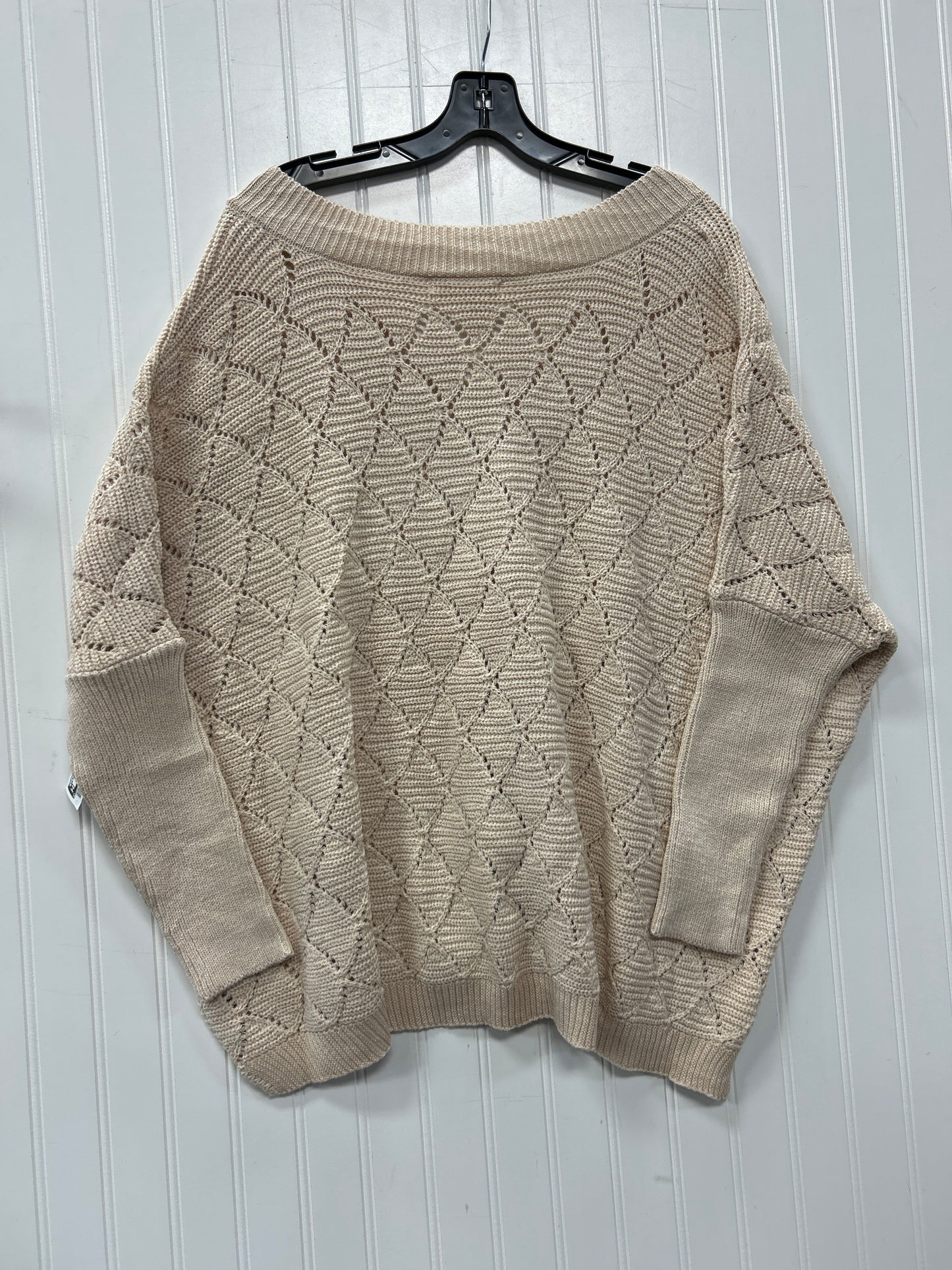 Sweater By Miracle In Tan, Size:M